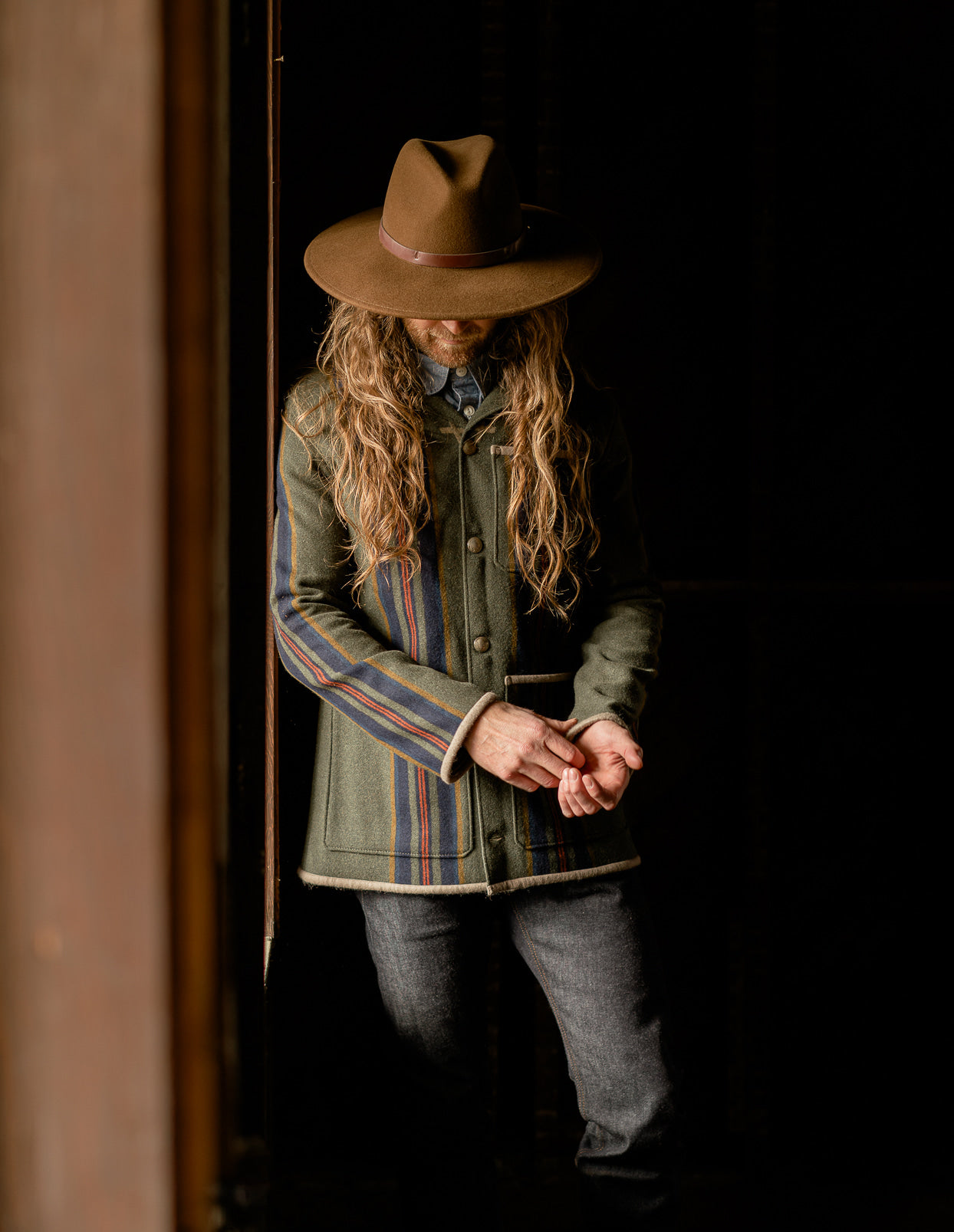 Campfire Coat Santa Fe Trail Pendleton® Gray