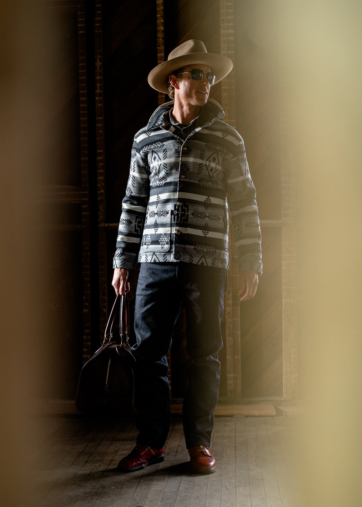 Campfire Coat Pendleton® Gray, White & Black