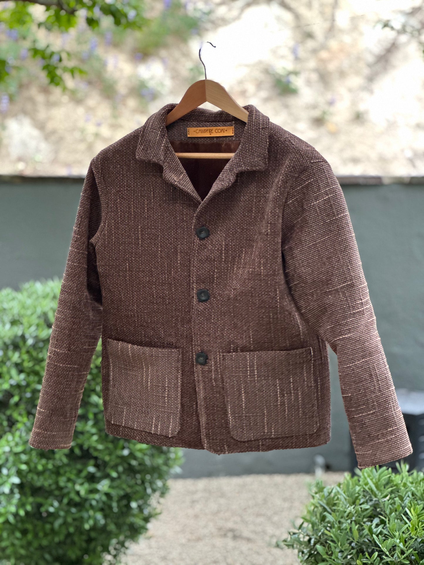 Japanese Kendo Mud dyed Cotton Campfire Coat Medium