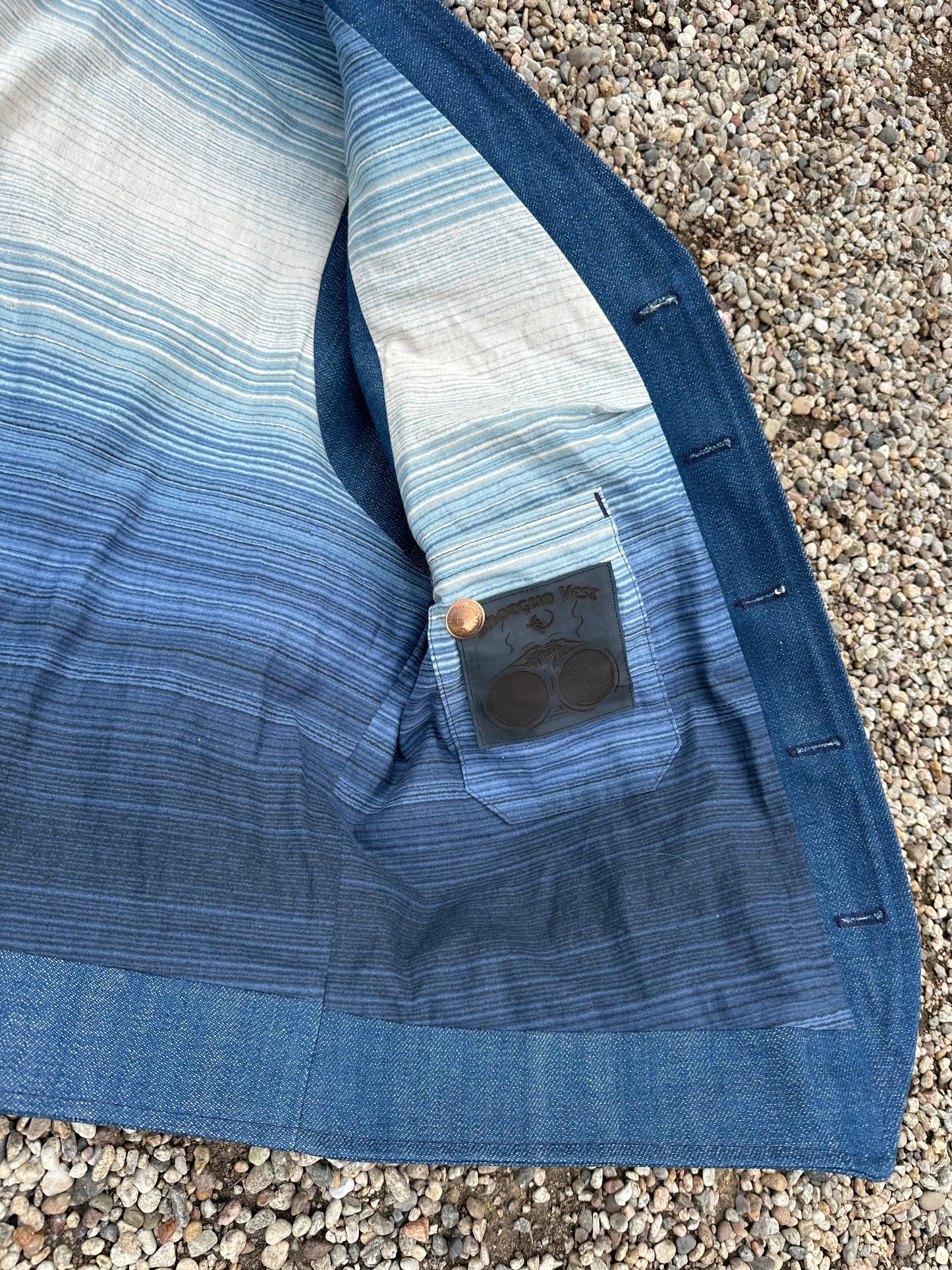 Italian Denim Japanese Cotton Vest