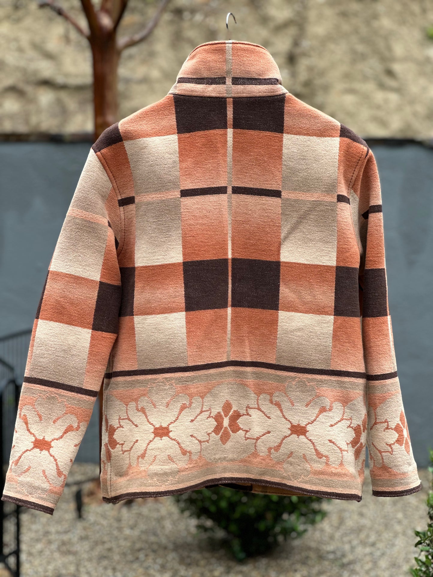 1940's Beacon Campfire Coat Orange-Tan-Brown Ombre