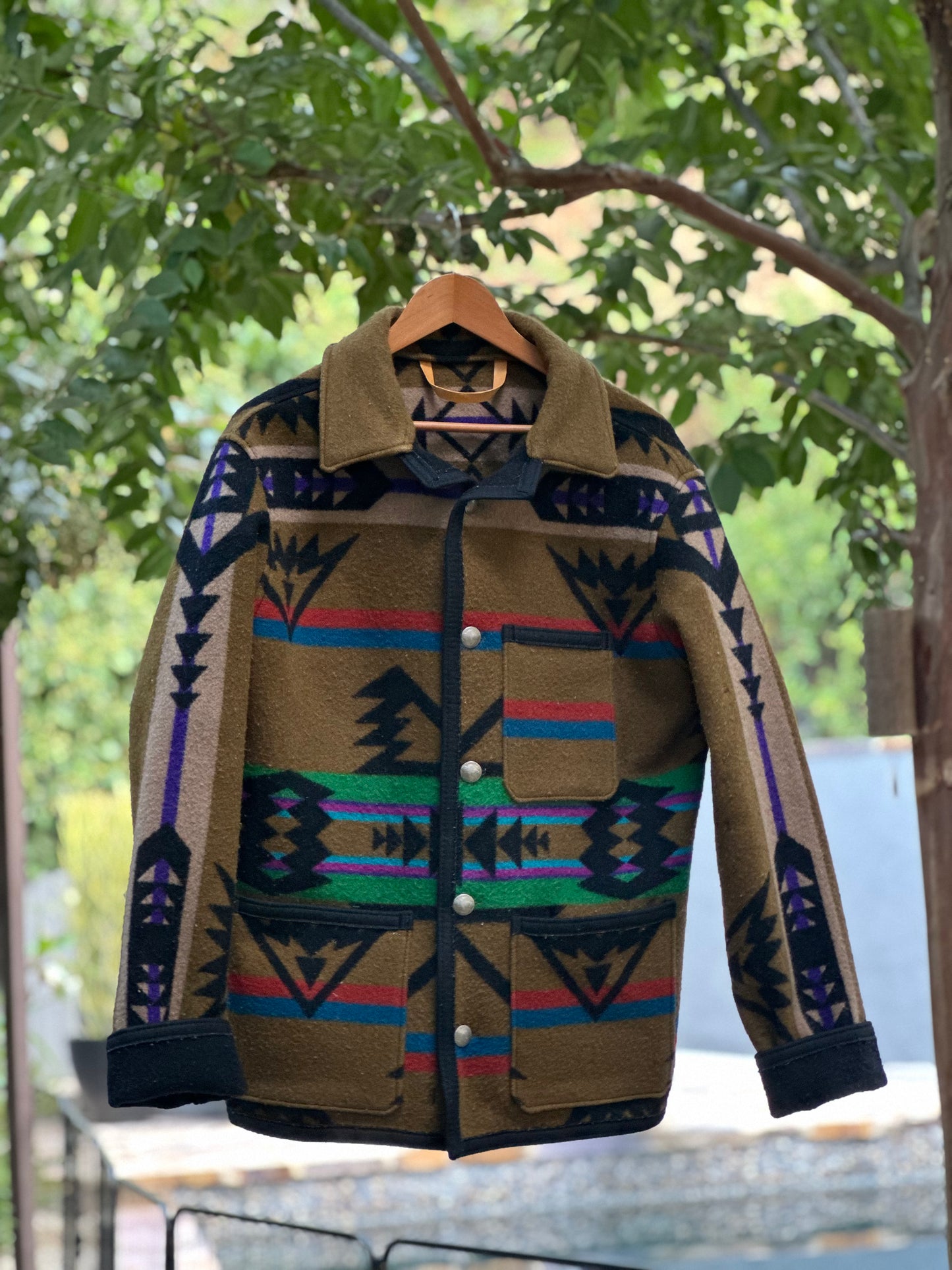Campfire Coat Wool Pendleton® rare 1970’s Large