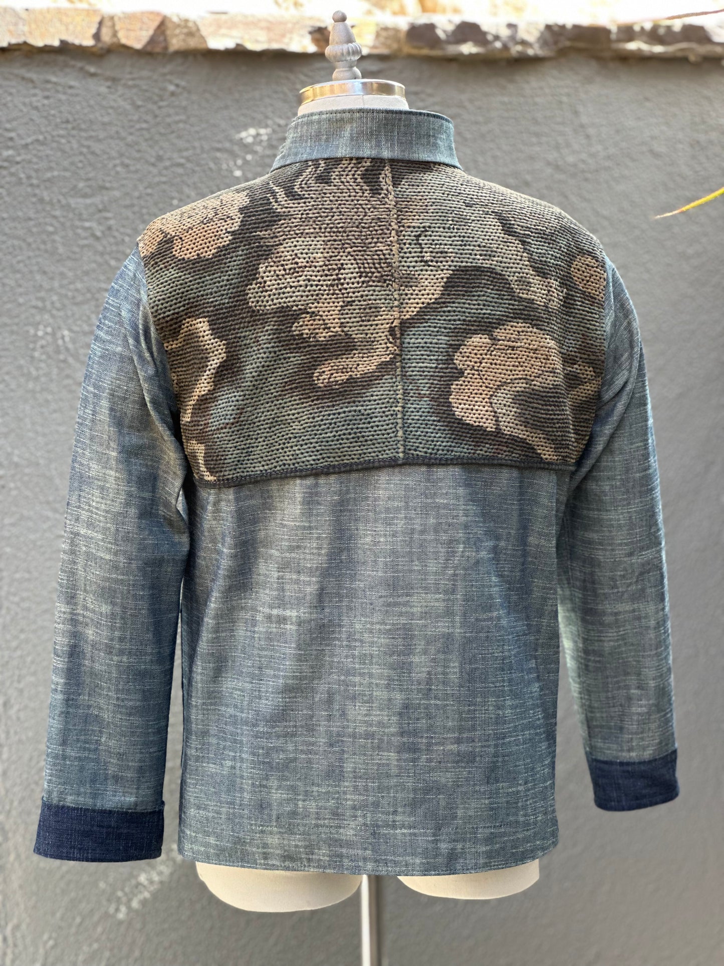 1700’s Japanese Edo Period x Vintage Denim Campfire Coat Medium