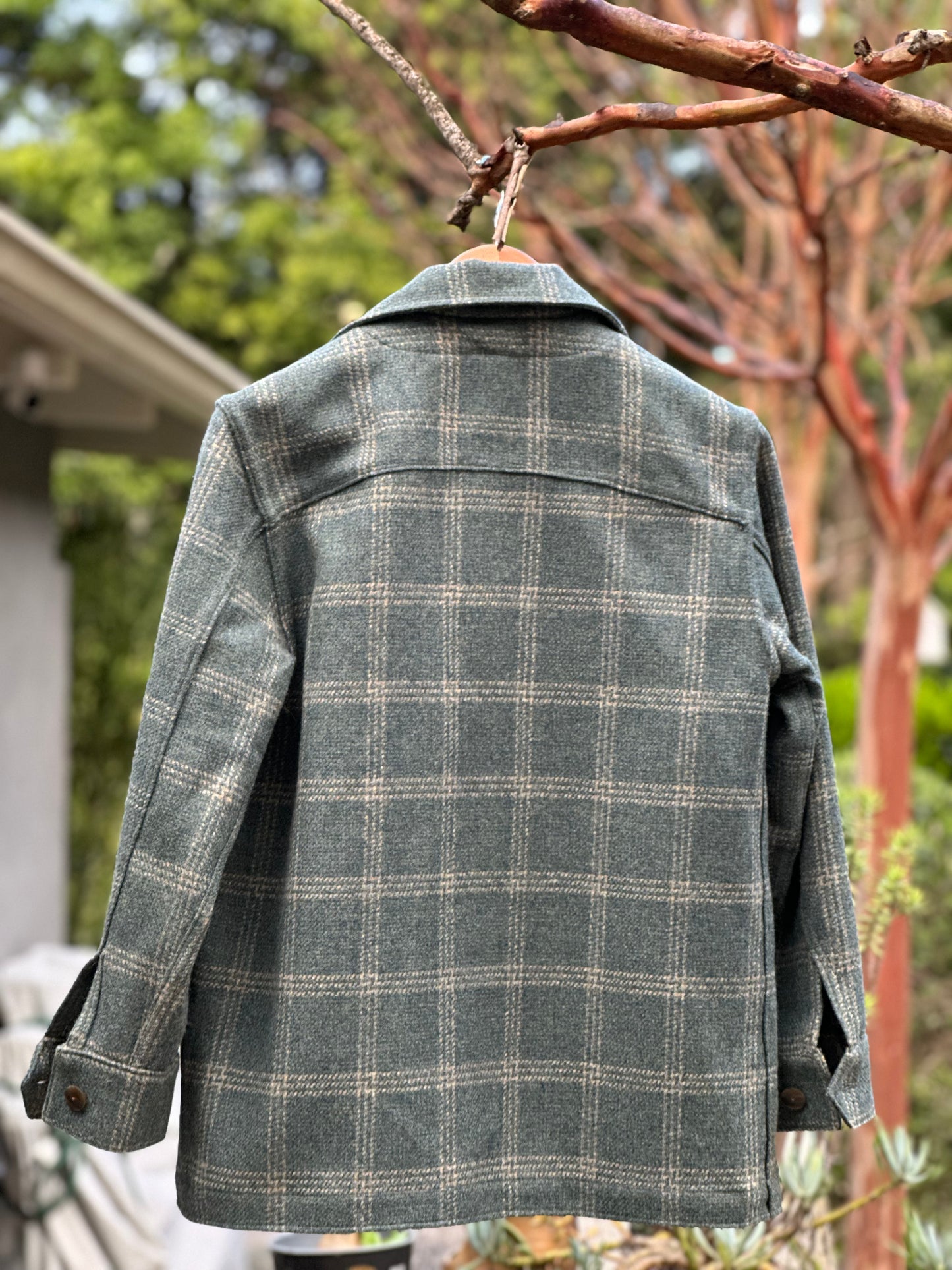 Wool Plaid Campfire Coat Small