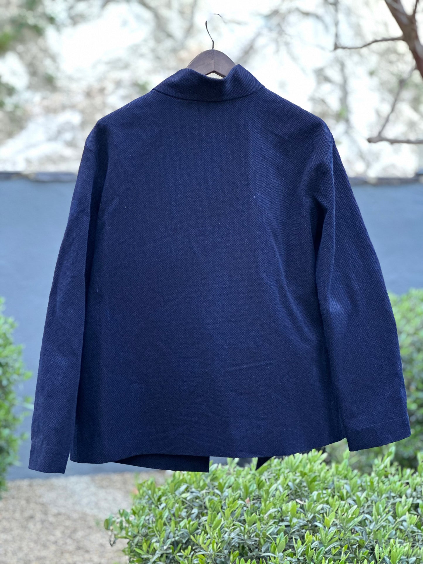 Japanese Kendo Indigo Cotton Campfire Coat Medium