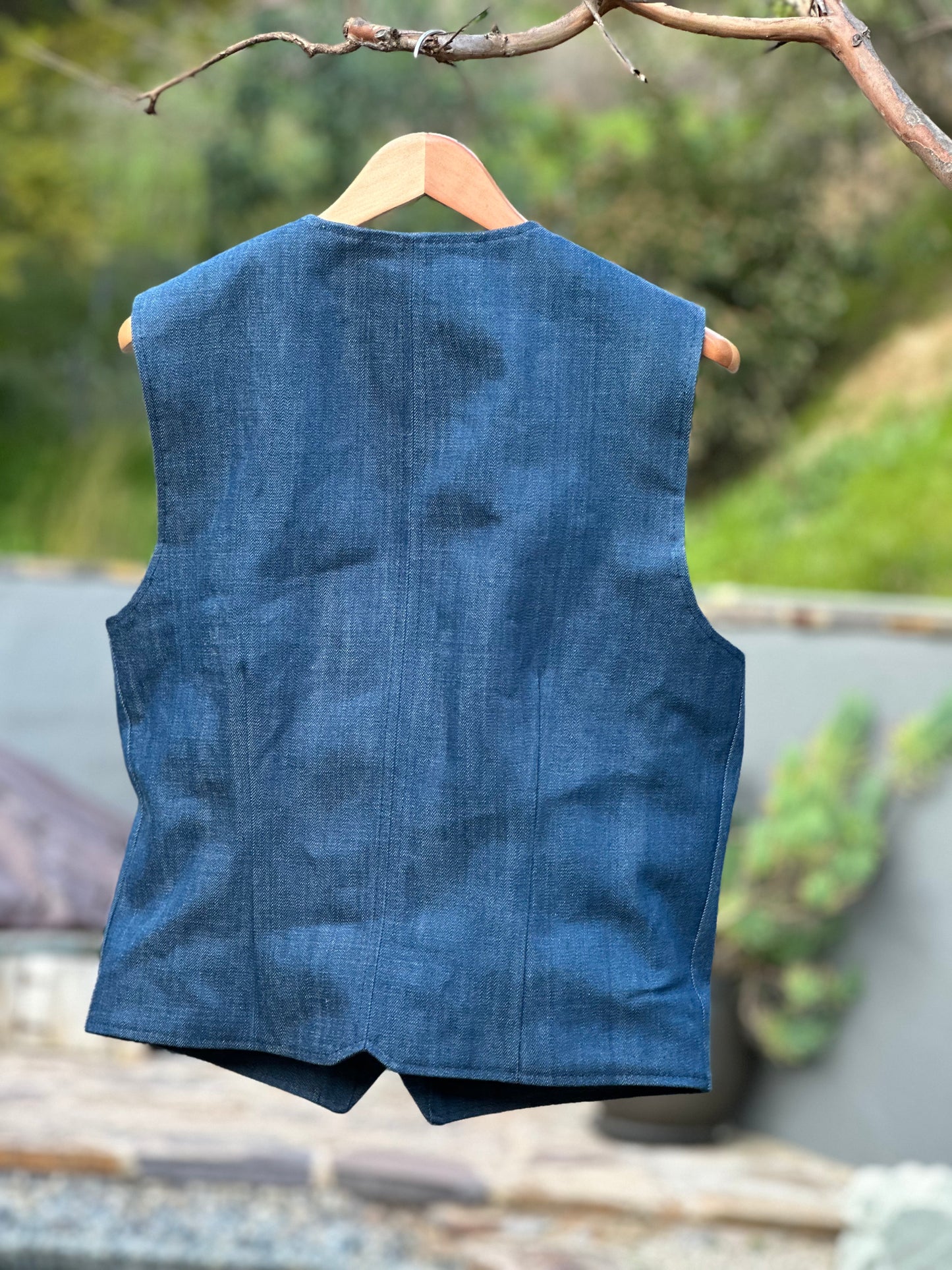 Italian Denim Japanese Cotton Vest