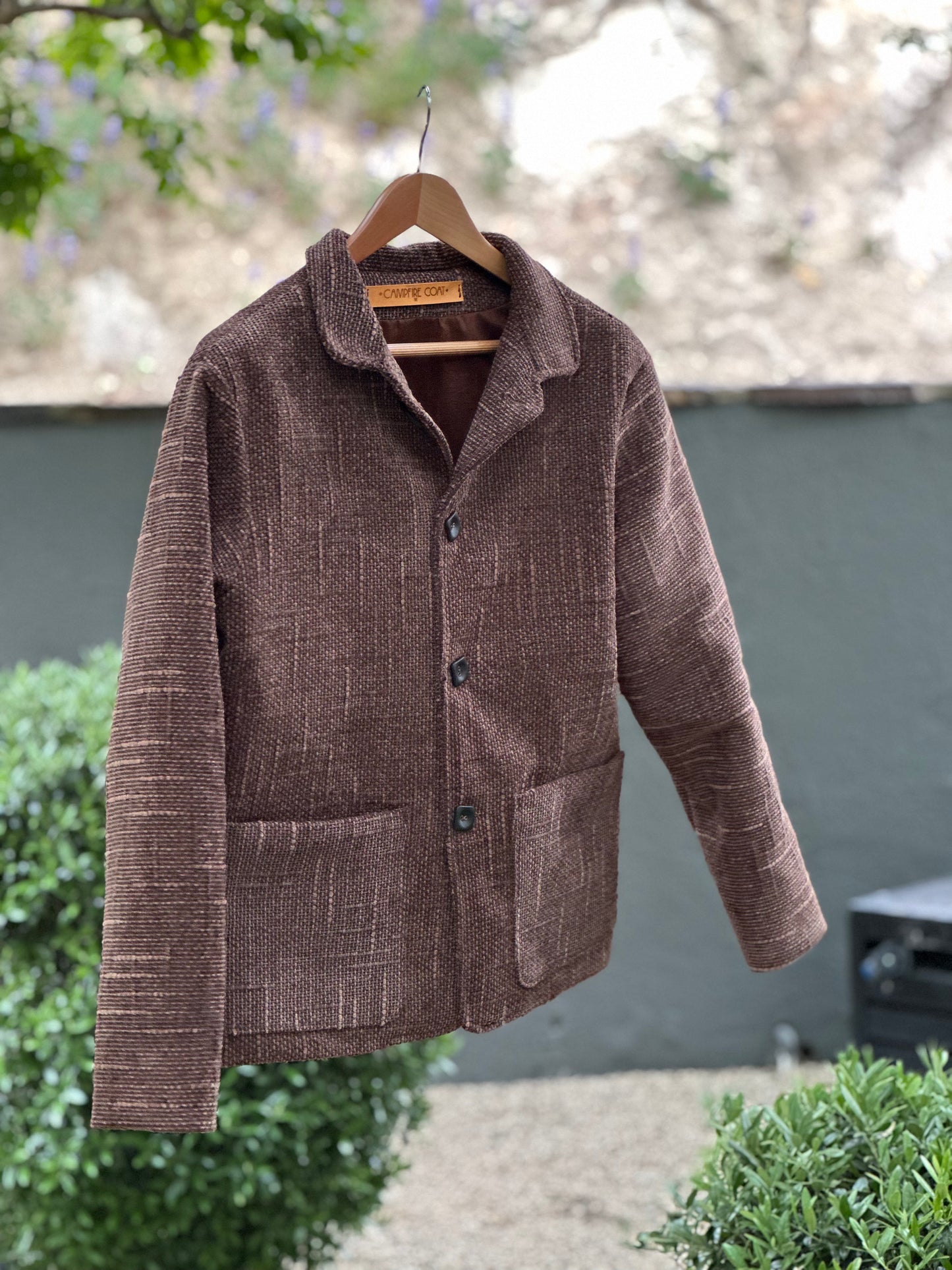 Japanese Kendo Mud dyed Cotton Campfire Coat Medium