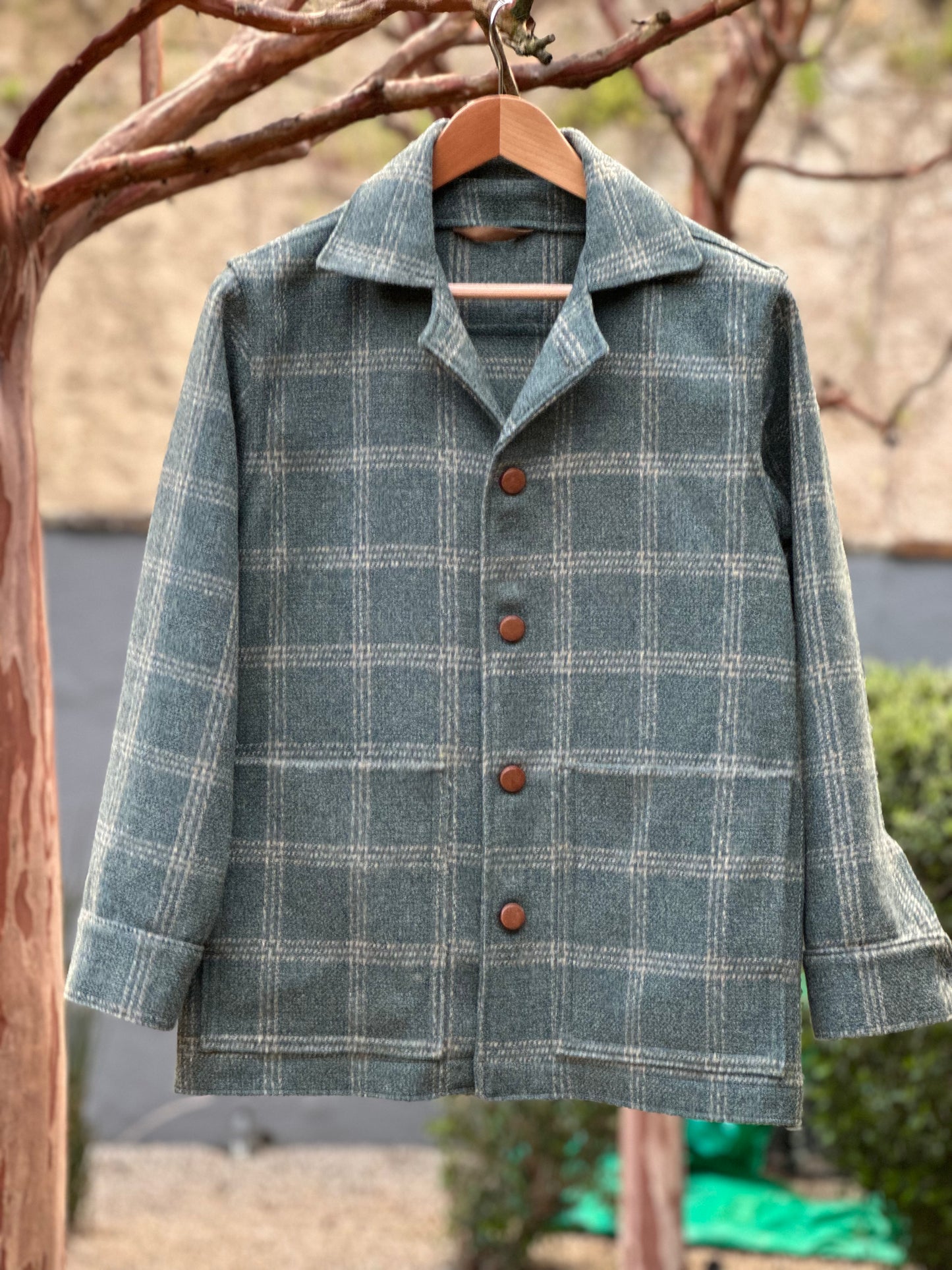 Wool Plaid Campfire Coat Small