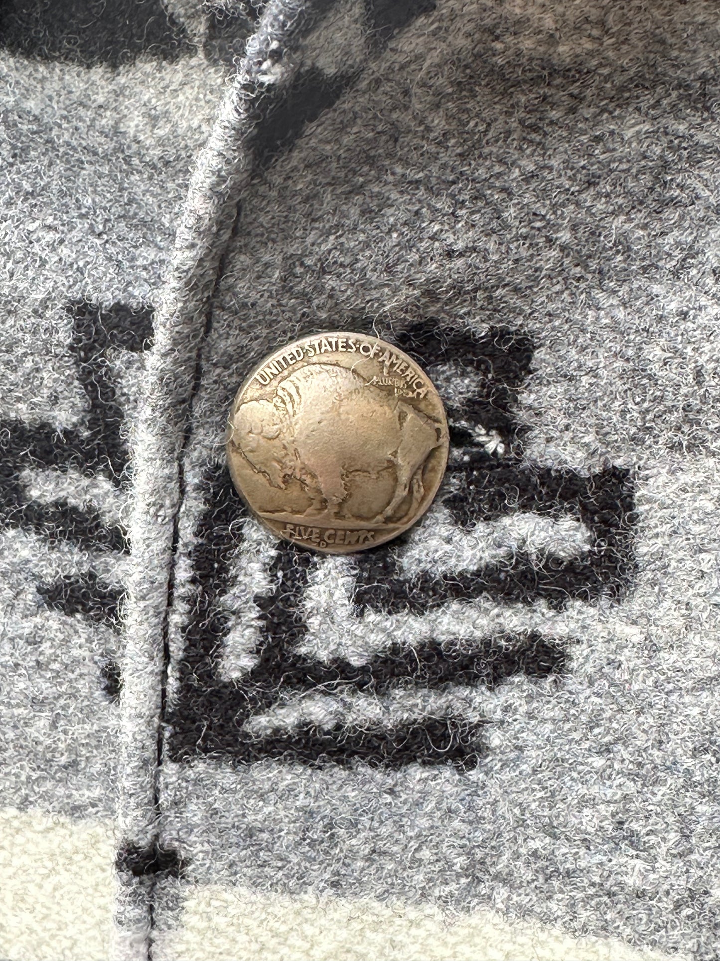 Campfire Coat Pendleton® Gray, White & Black