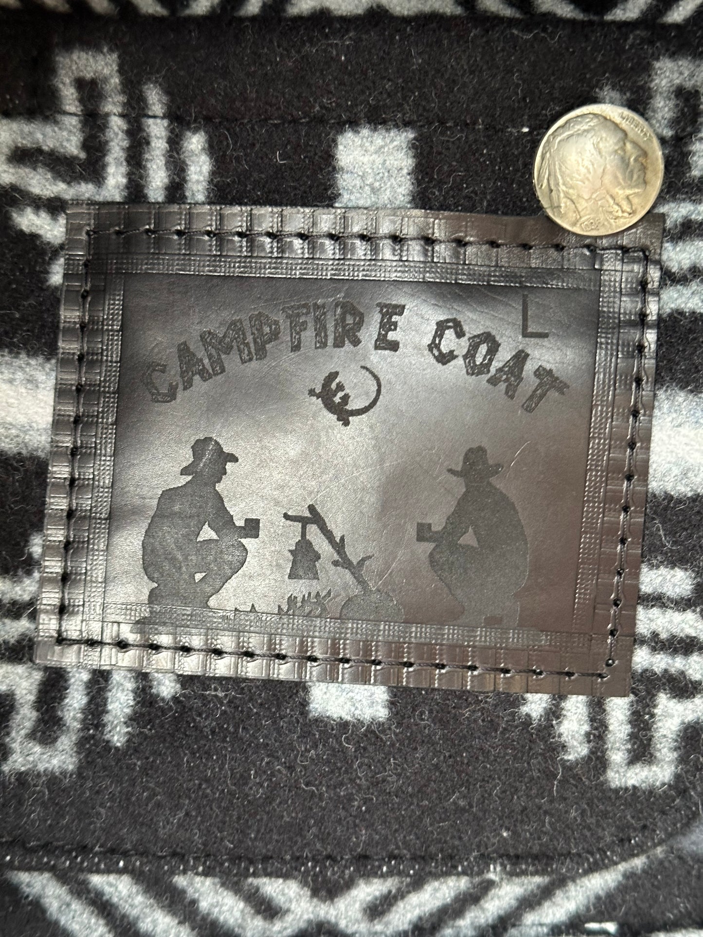 Campfire Coat Pendleton® Gray, White & Black