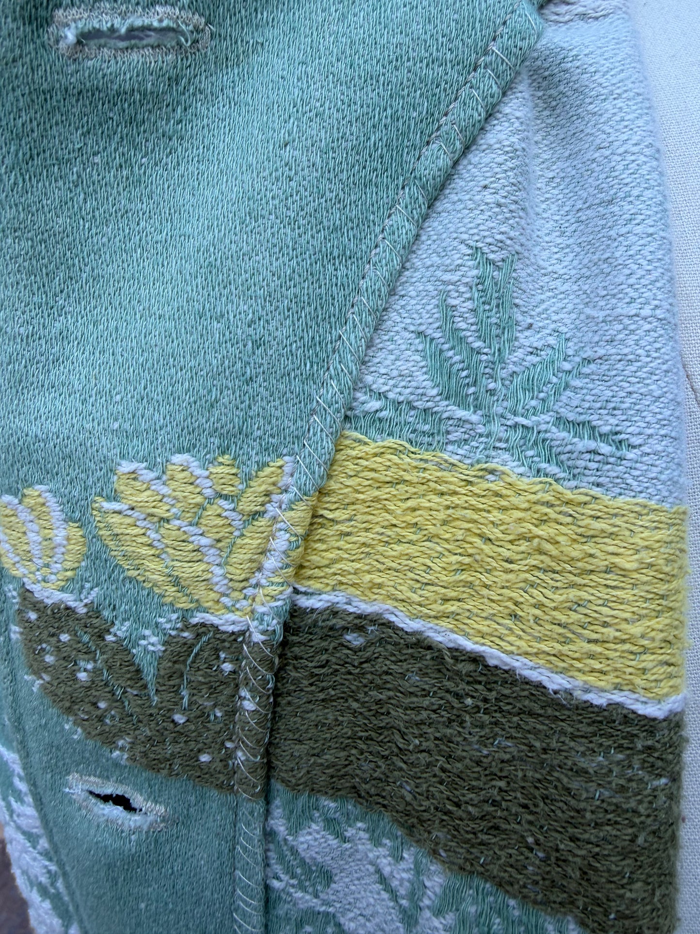 Campfire Long Coat Cotton Desert Flowers Woman’s Large