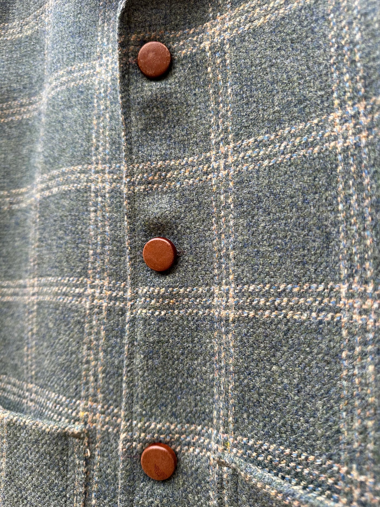 Wool Plaid Campfire Coat Small