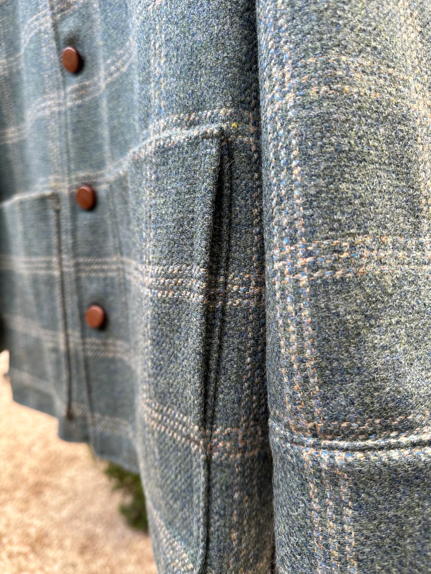 Wool Plaid Campfire Coat Small