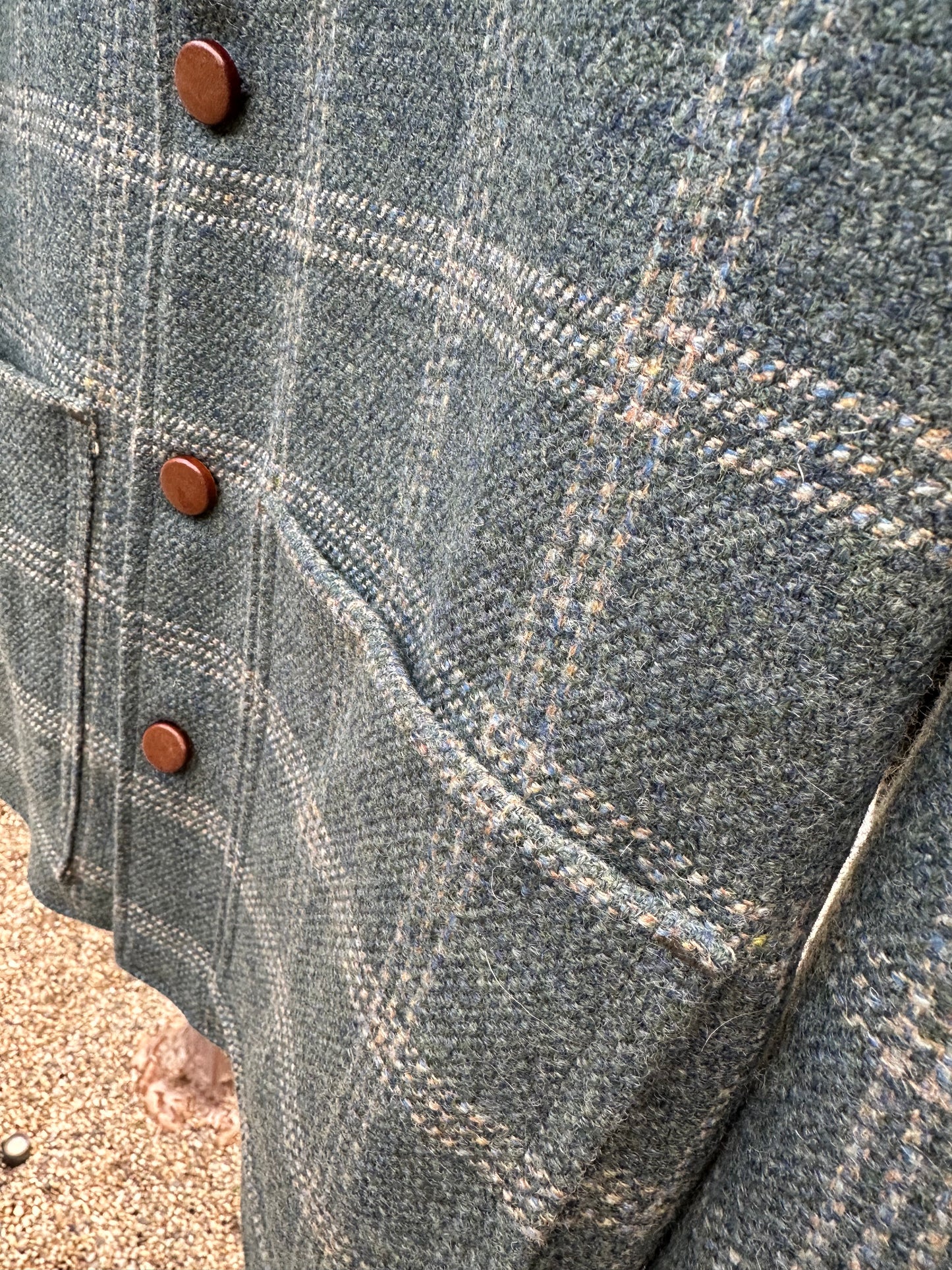 Wool Plaid Campfire Coat Small