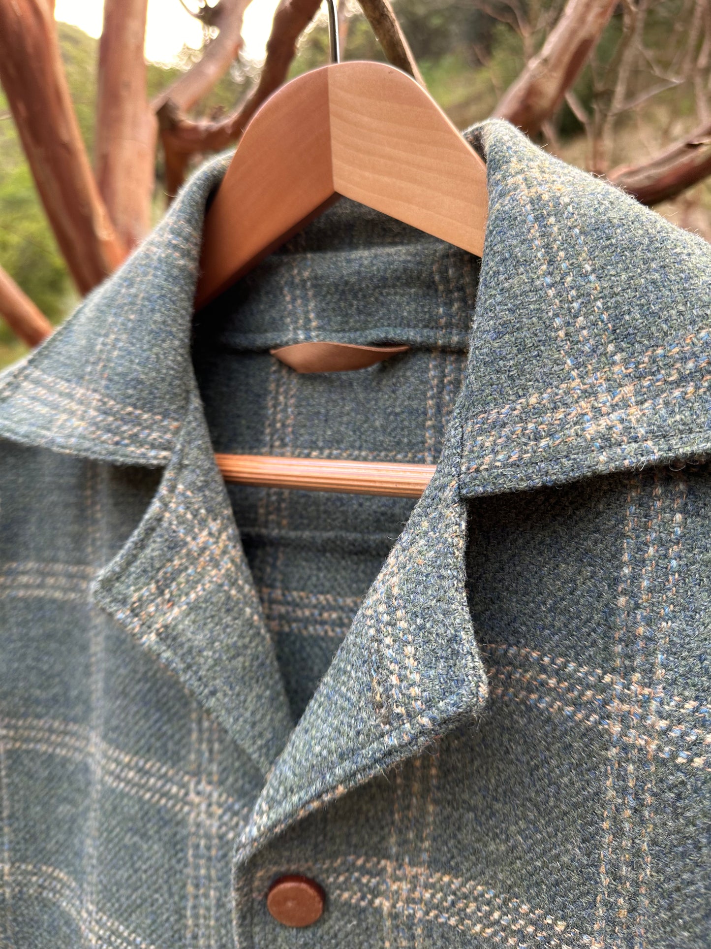 Wool Plaid Campfire Coat Small