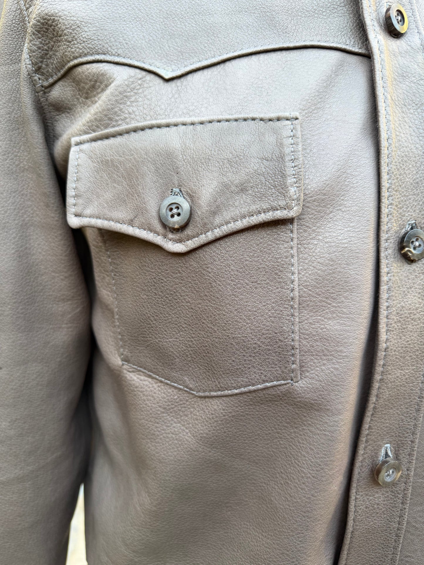 Lambskin Leather Jacket Medium