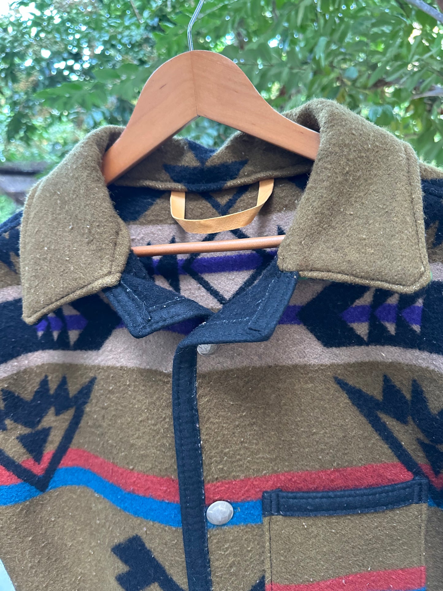 Campfire Coat Wool Pendleton® rare 1970’s Large