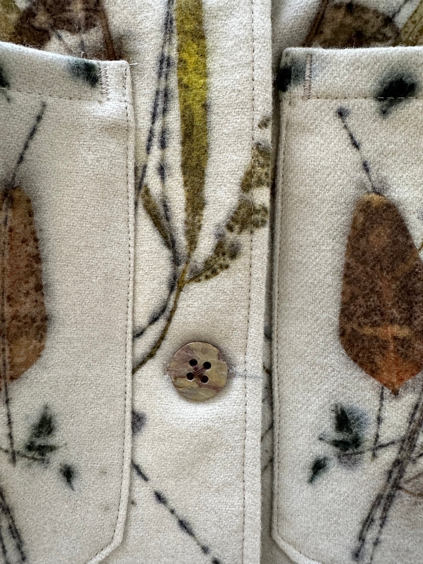 Pendleton Wool Hand Dyed Botanical Campfire Coat Medium