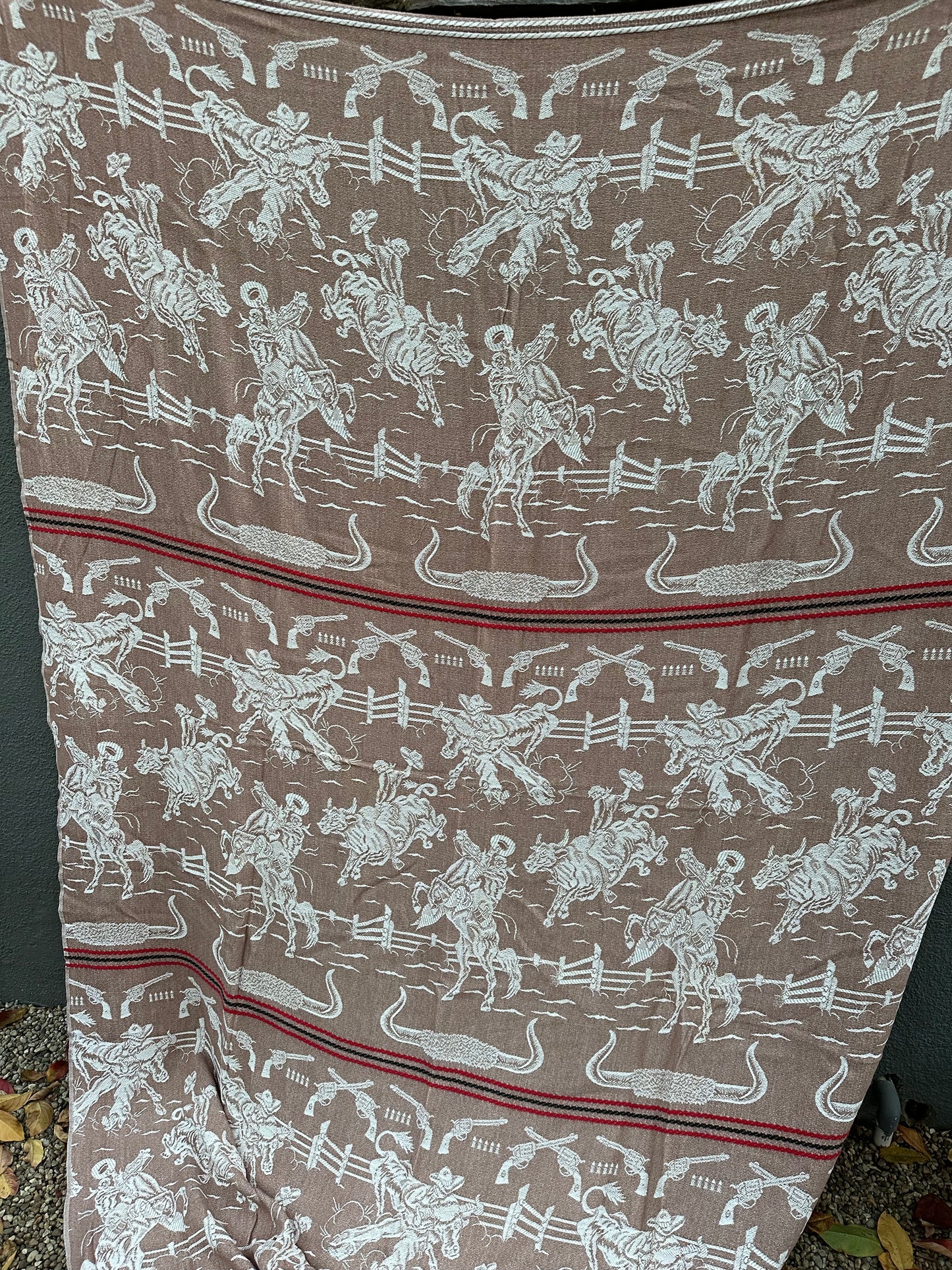 1950’s Cowboy Cotton Blanket
