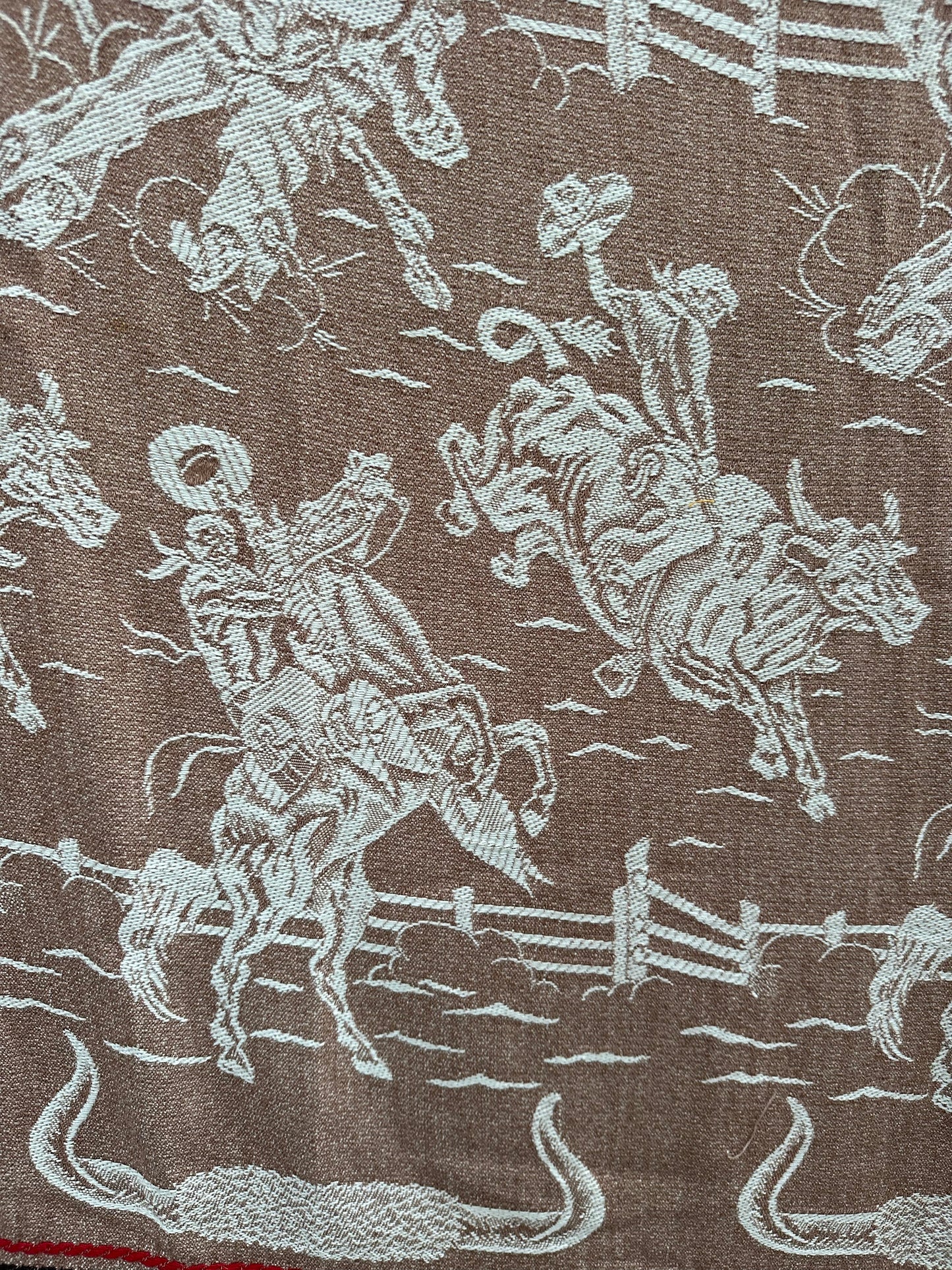 1950’s Cowboy Cotton Blanket