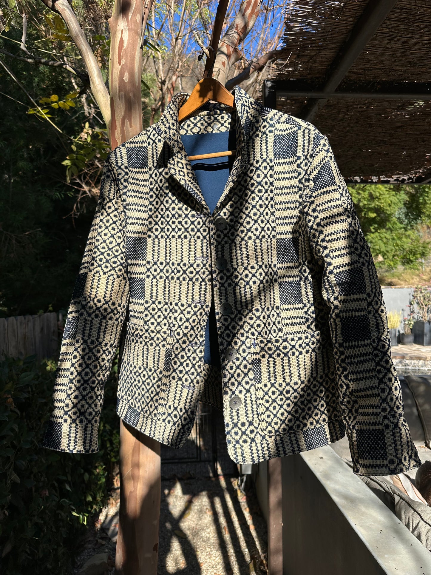 1800’s Home Spun American Wool Campfire Coat Medium