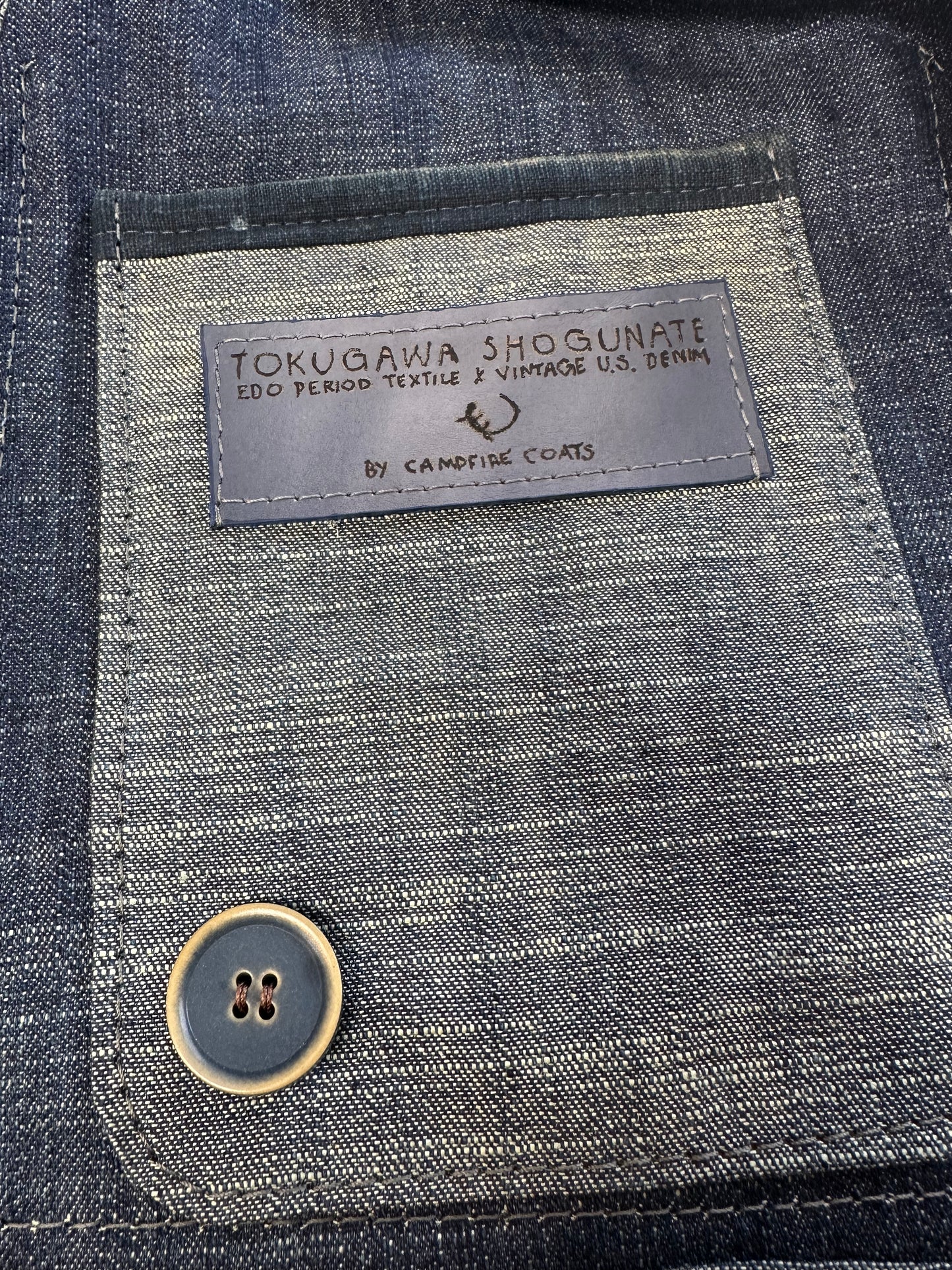 1700’s Japanese Edo Period x Vintage Denim Campfire Coat Medium