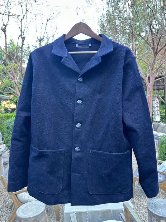 Japanese Kendo Indigo Cotton Campfire Coat Medium