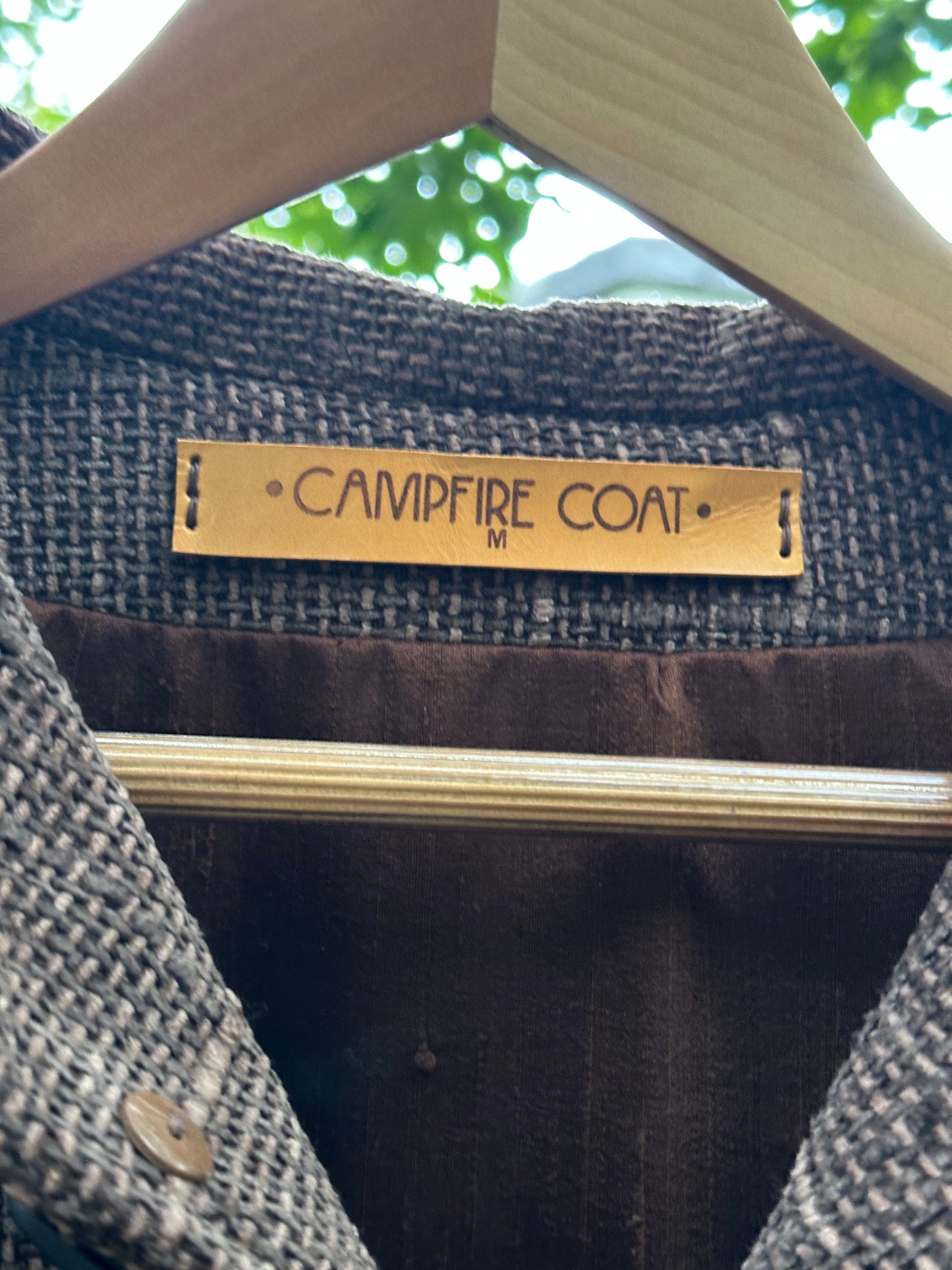 Japanese Kendo Mud dyed Cotton Campfire Coat Medium