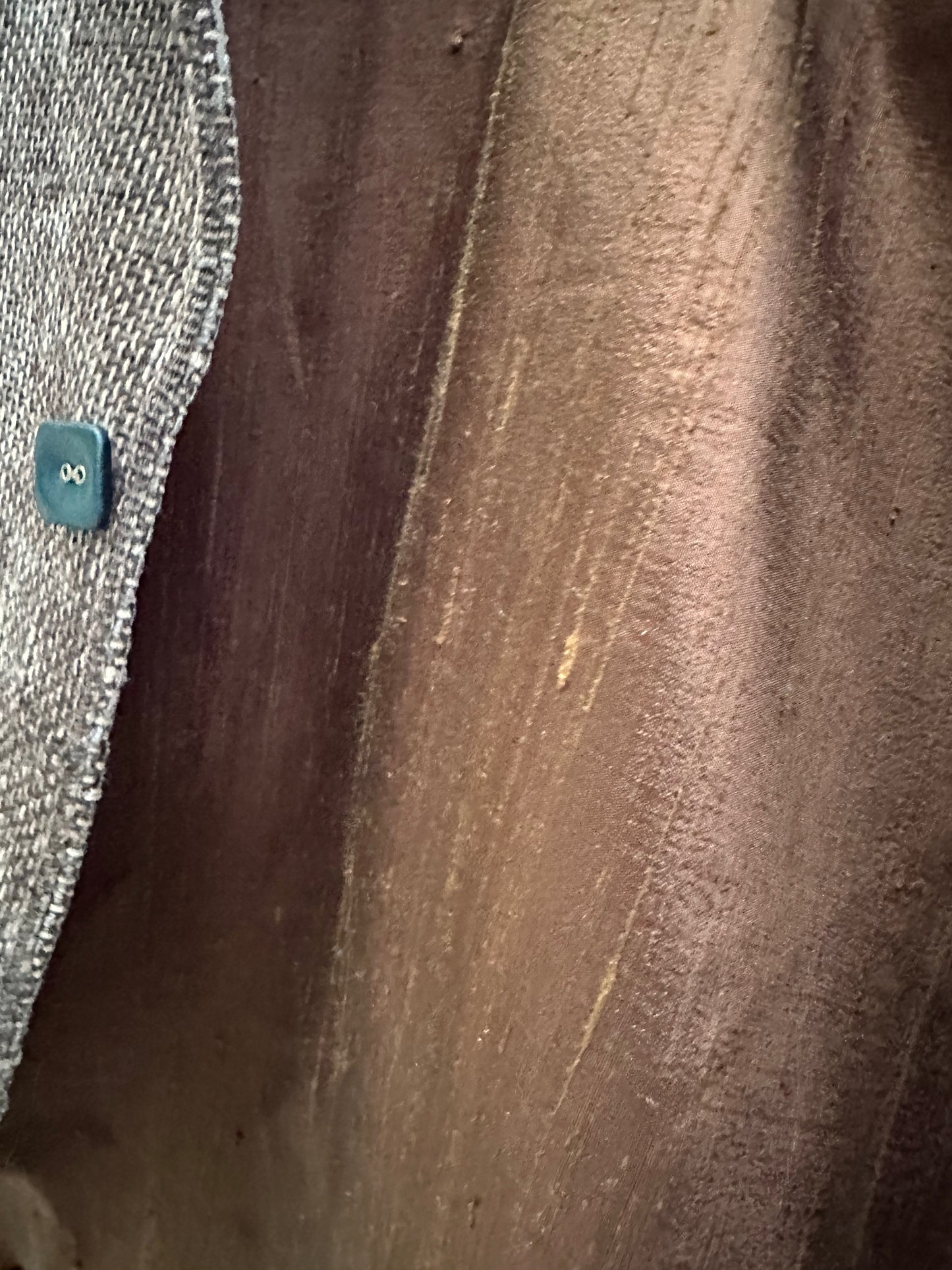 Japanese Kendo Mud dyed Cotton Campfire Coat Medium
