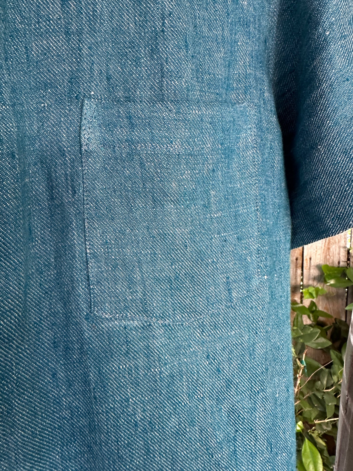 Japanese hand loomed silk and cotton short sleeve shirt