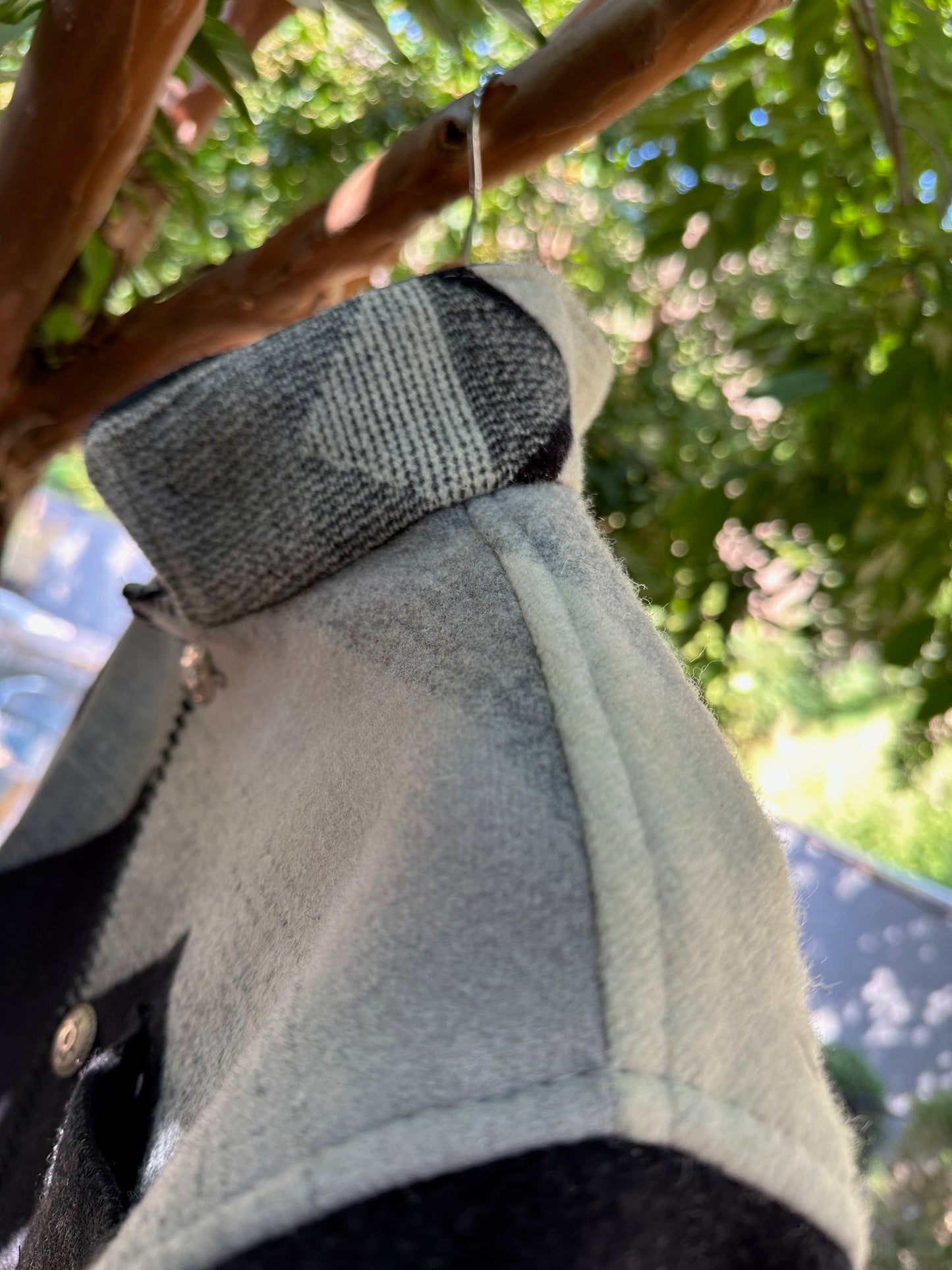 Pendleton® Jacquard woven wool Black, White, Gray
