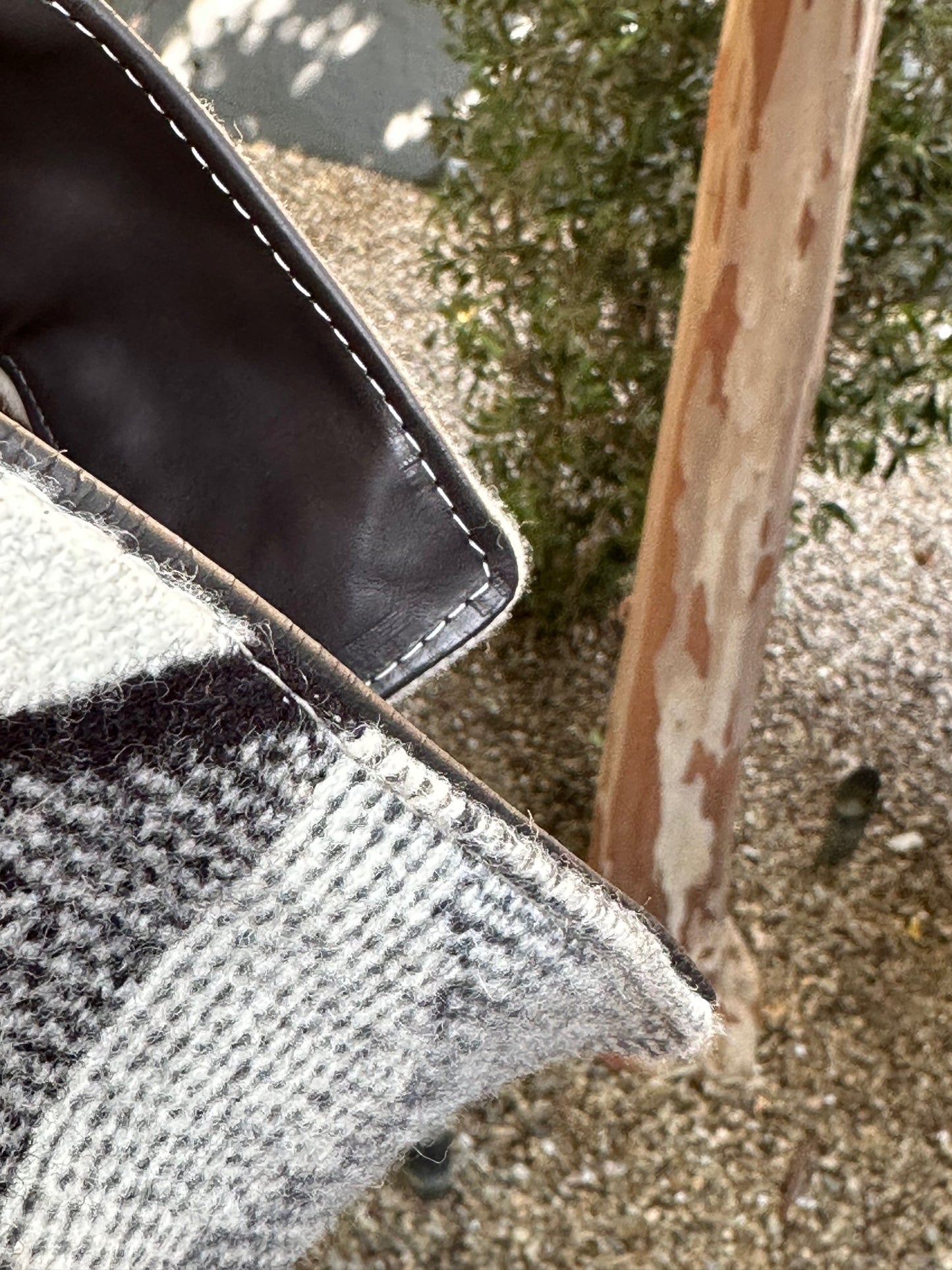 Pendleton® Jacquard woven wool Black, White, Gray