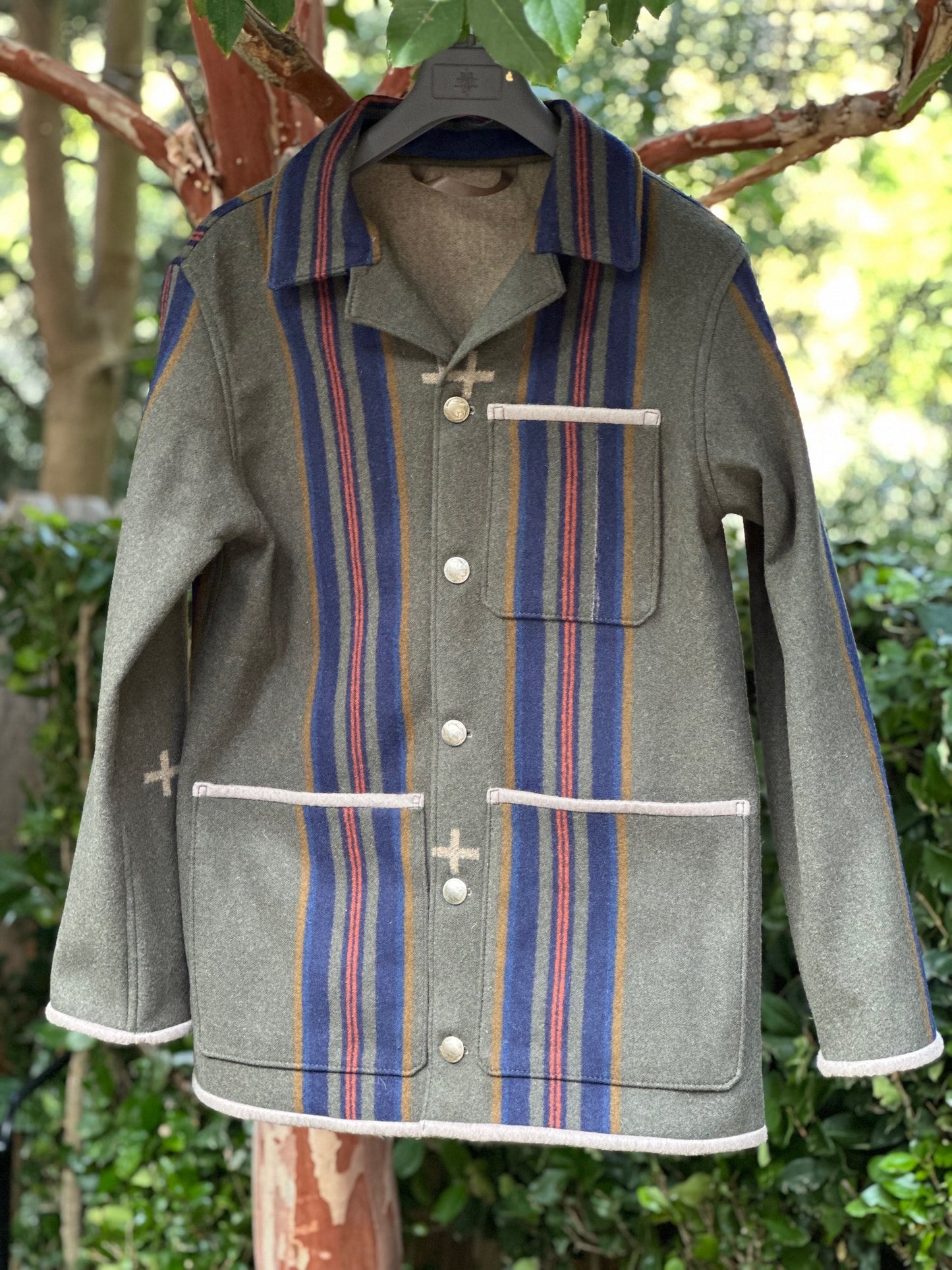 Campfire Coat Santa Fe Trail Pendleton® Gray