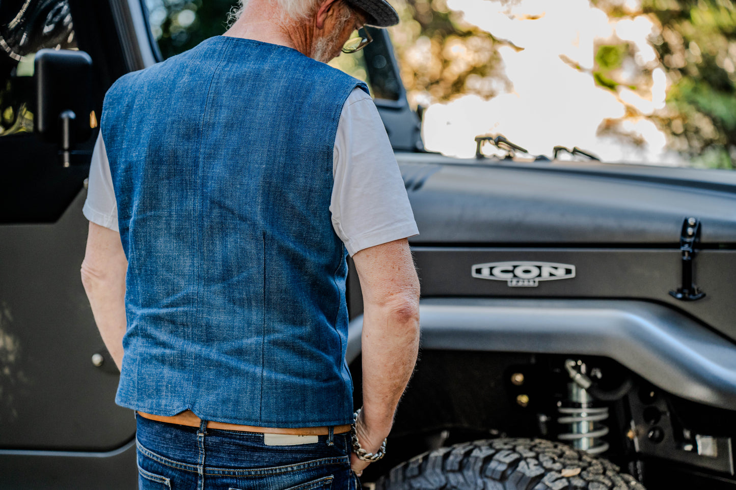 Italian Denim Japanese Cotton Vest