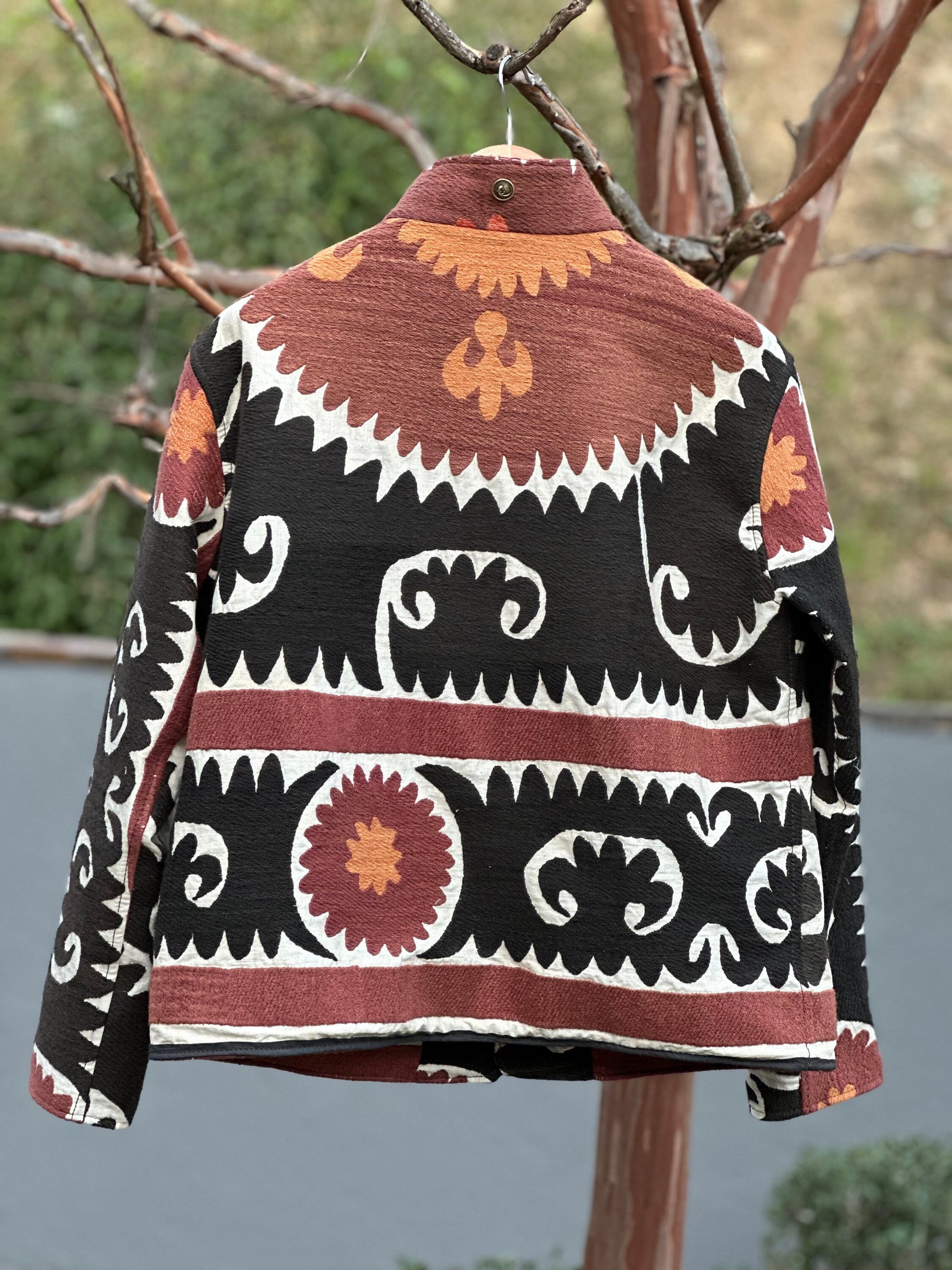Uzbek Suzani Campfire Coat
