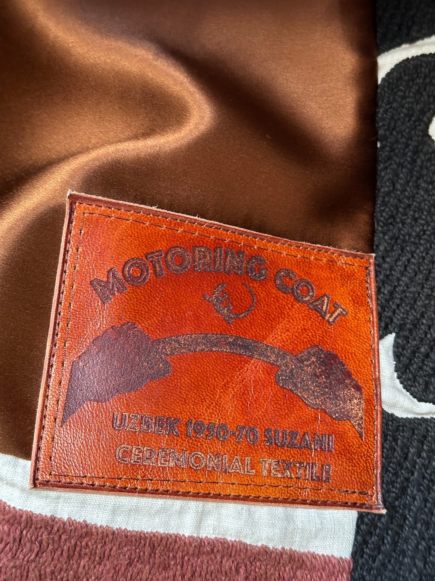 Uzbek Suzani Campfire Coat