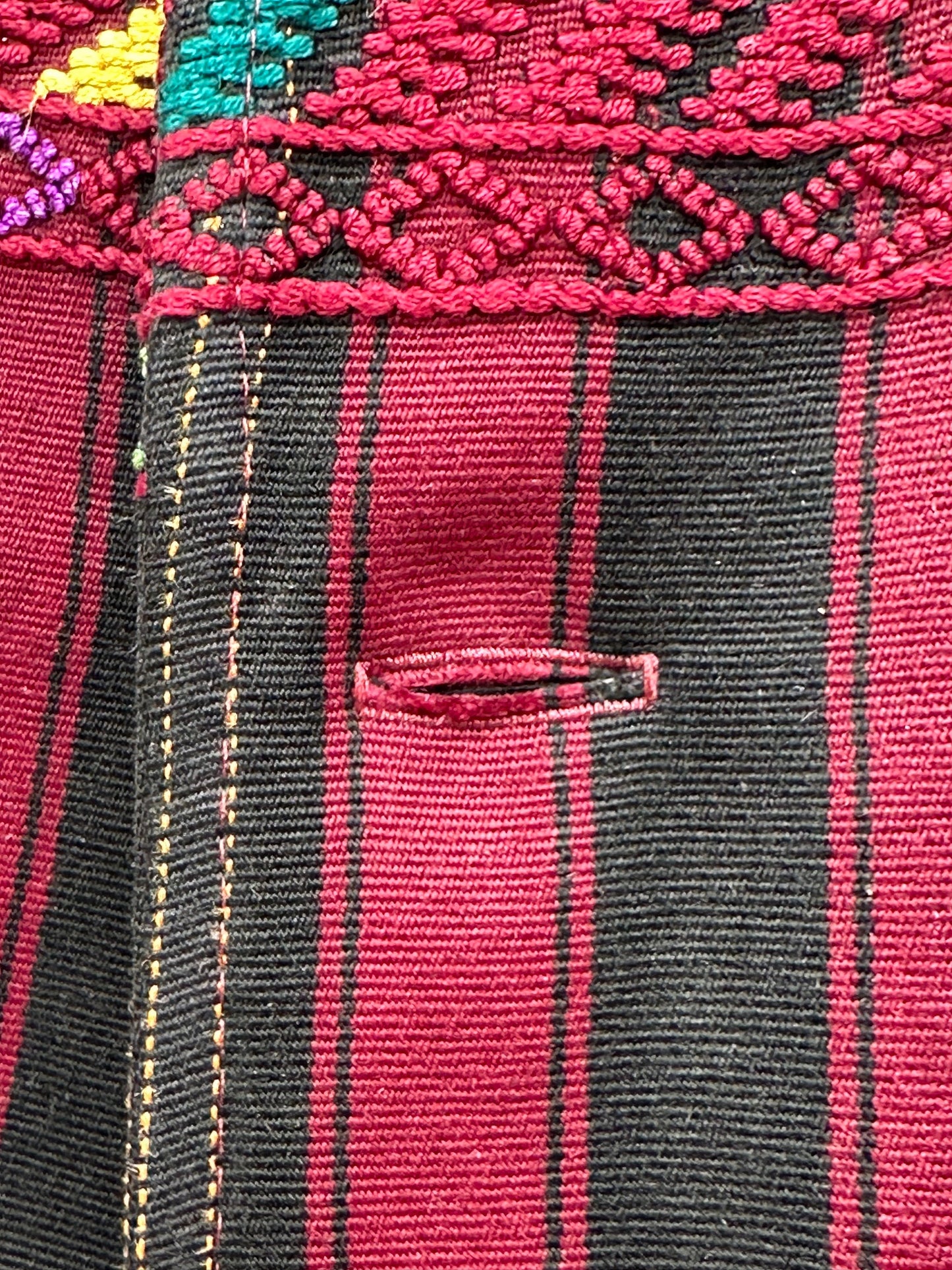Guatamalan vintage silk Car Coat