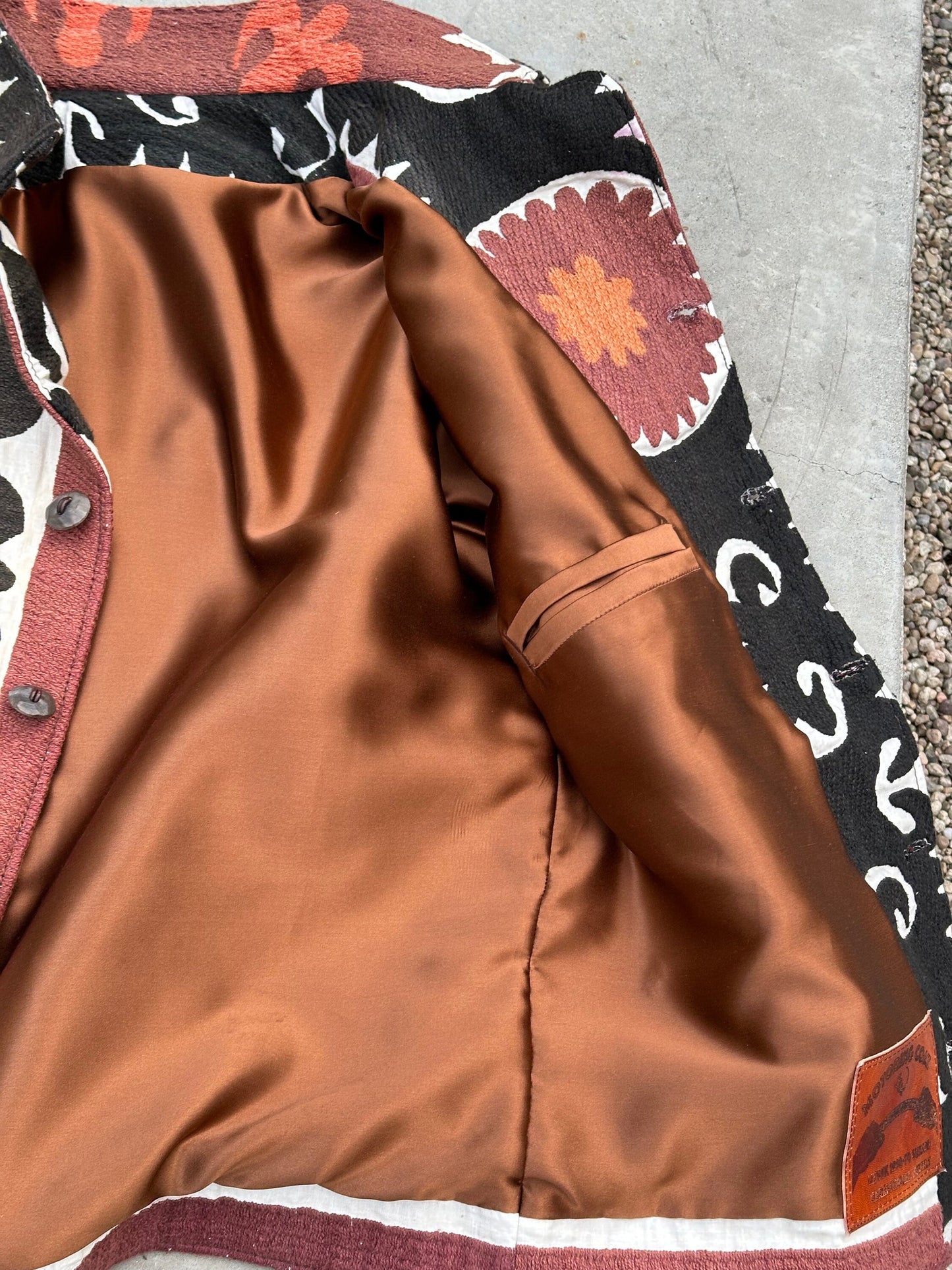 Uzbek Suzani Campfire Coat