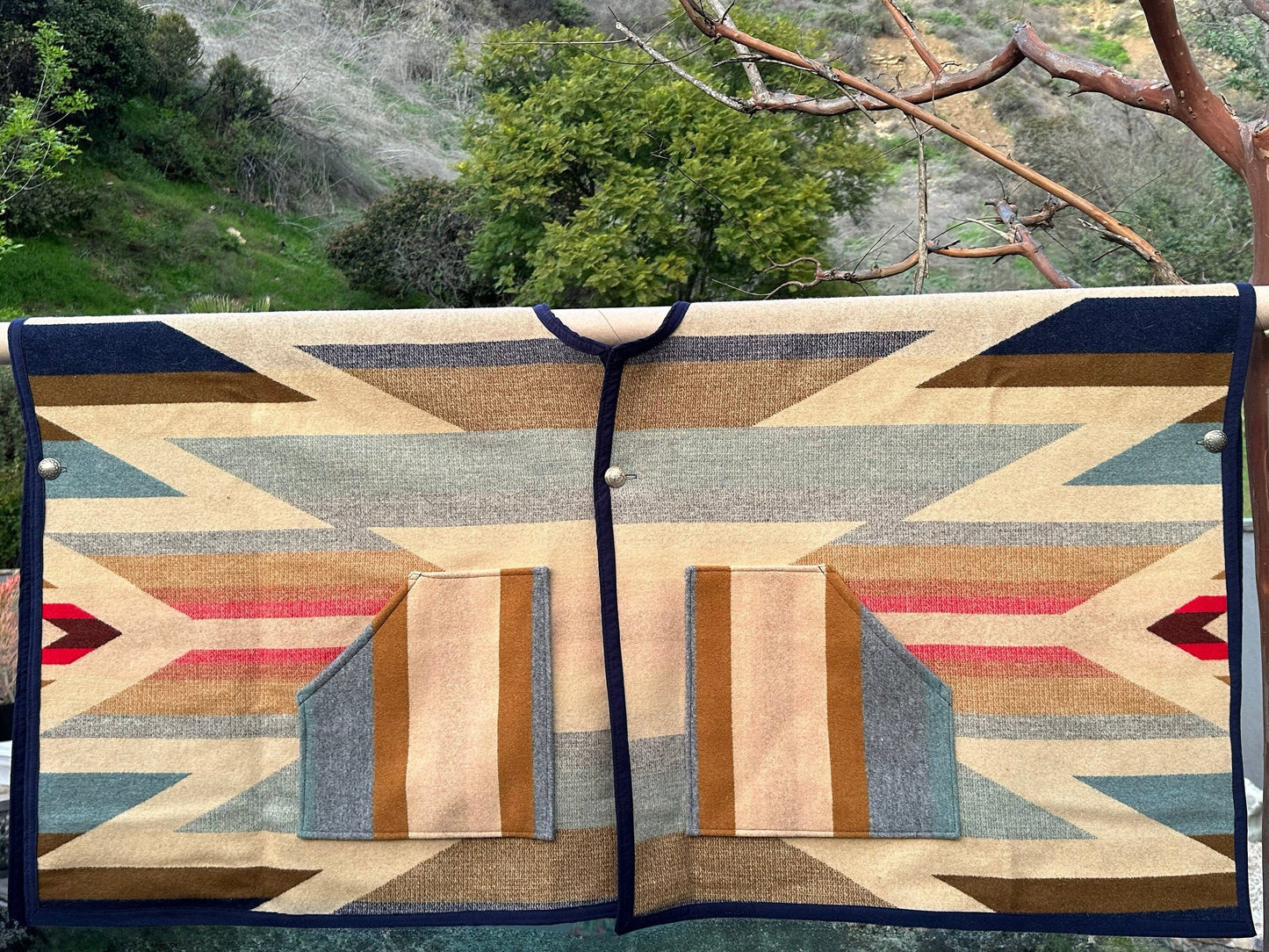 Campfire Poncho Pendleton® Wyeth Reversible