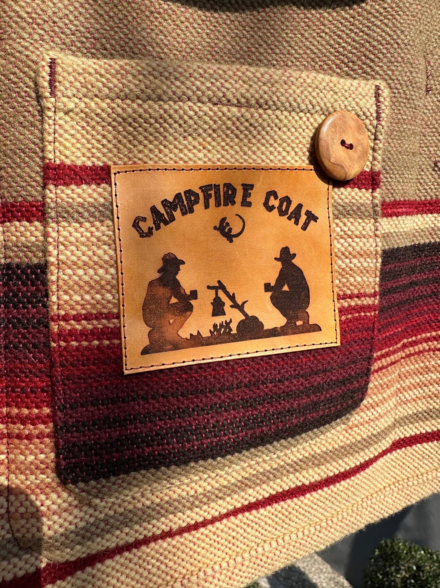 Oaxacan Vegetable Dyed Marino Wool Campfire Coat