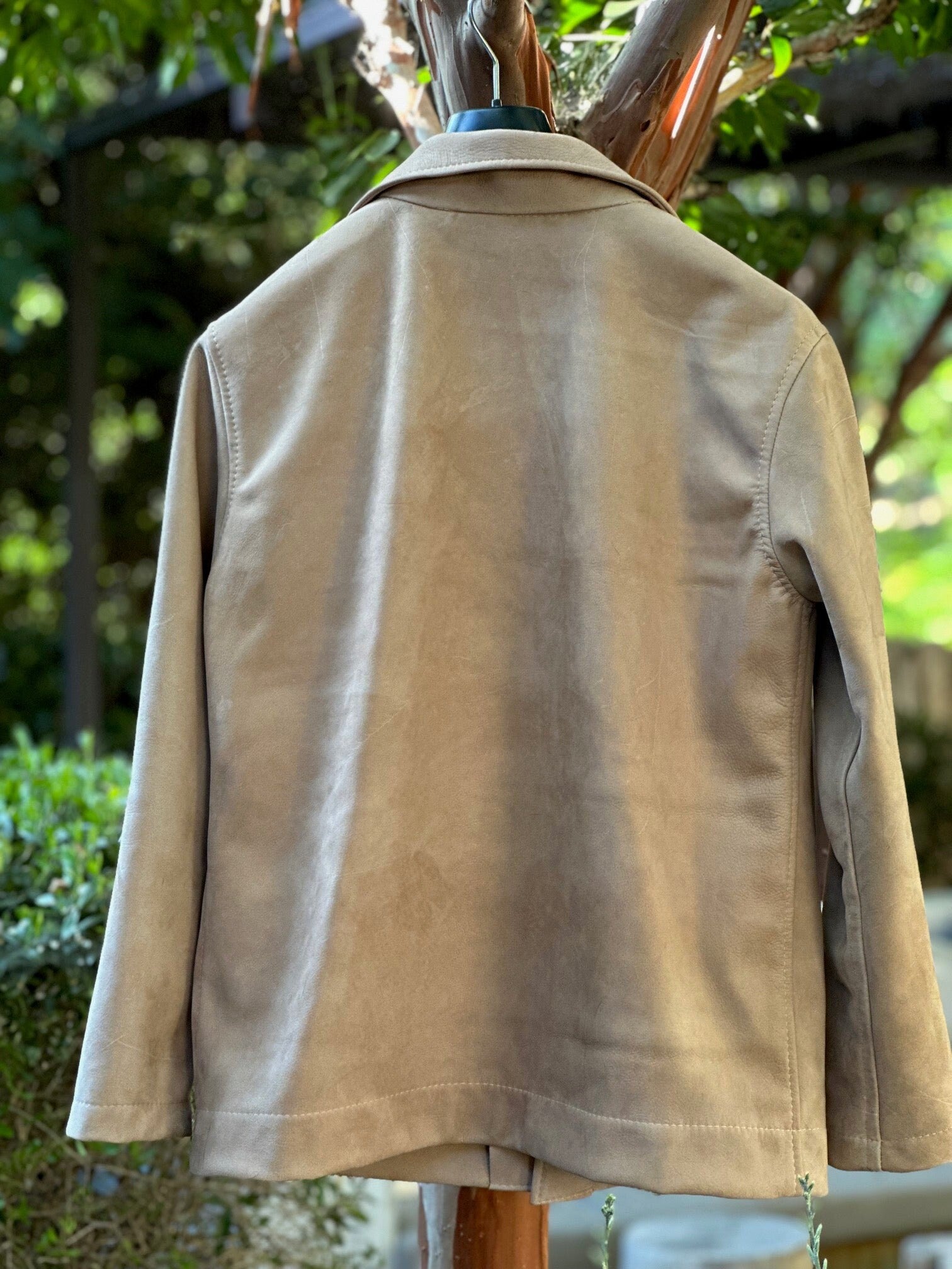 Nubuck Natural Leather Campfire Coat