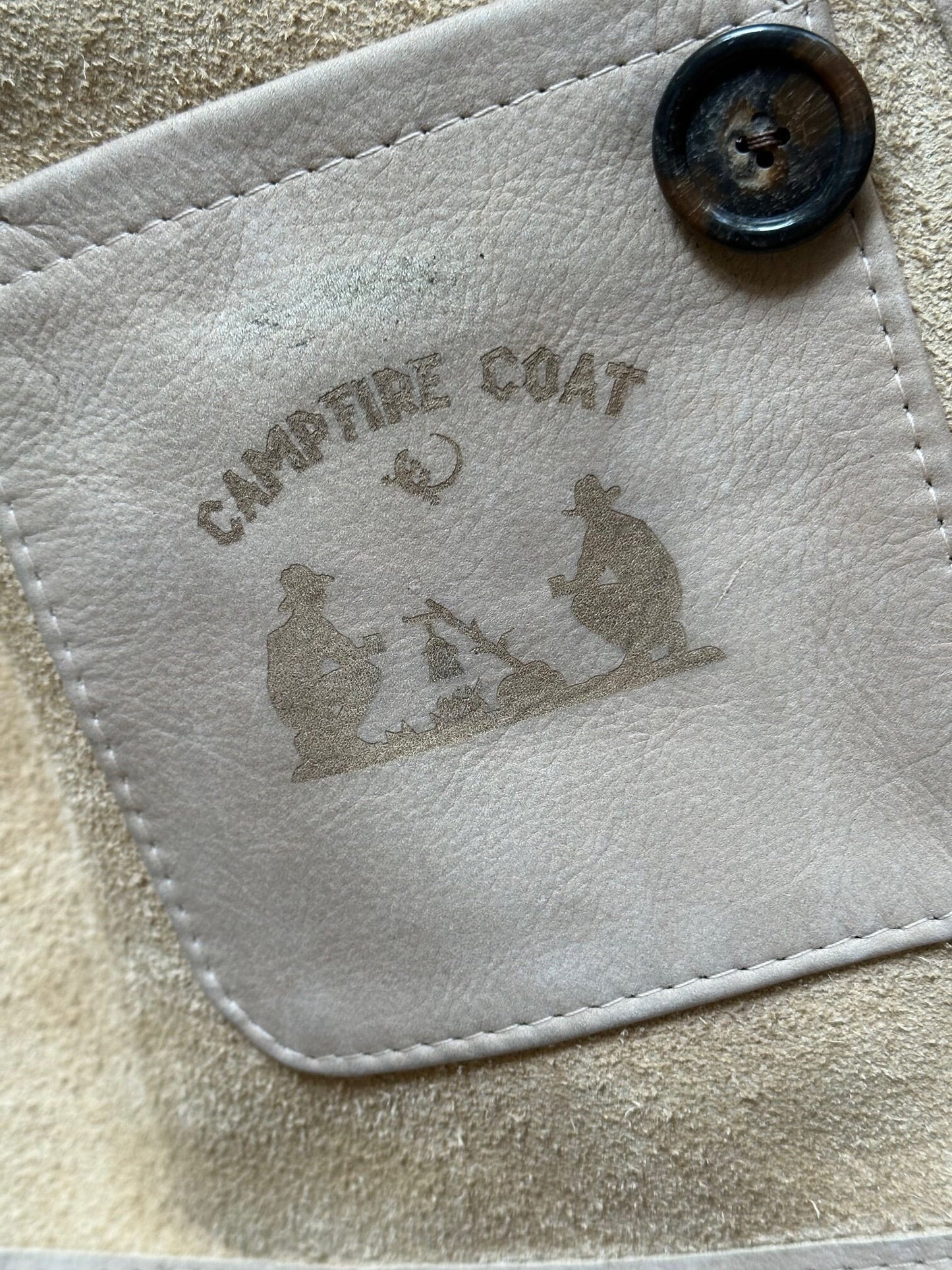 Nubuck Natural Leather Campfire Coat