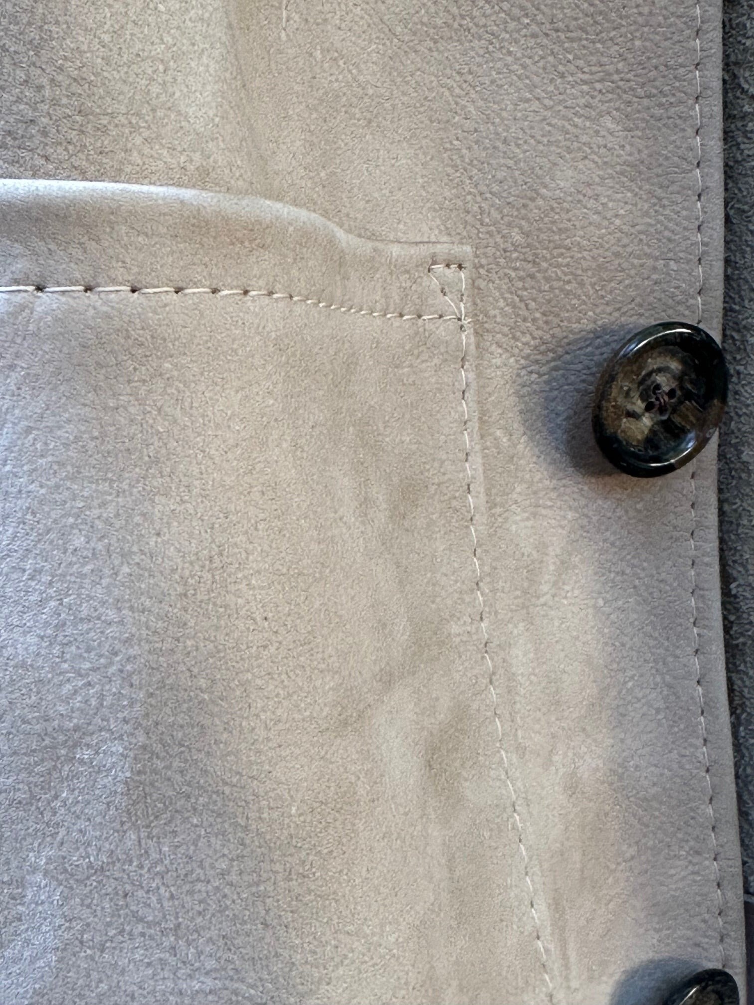 Nubuck Natural Leather Campfire Coat