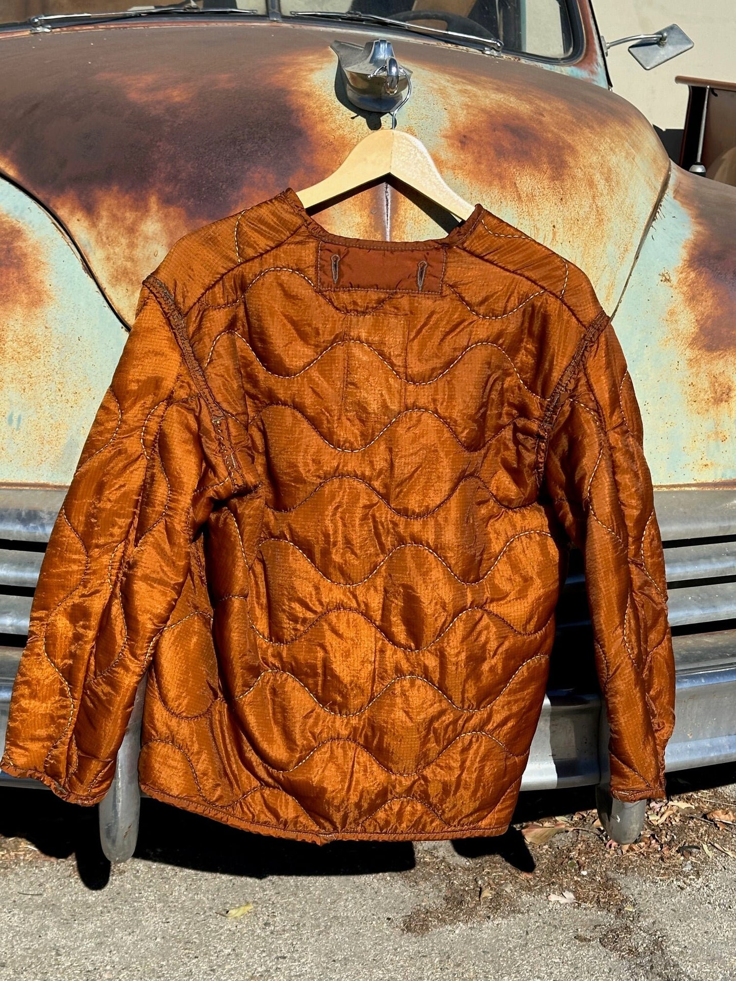 Honeysuckle M-65 Burnt Orange Liner Jacket Small