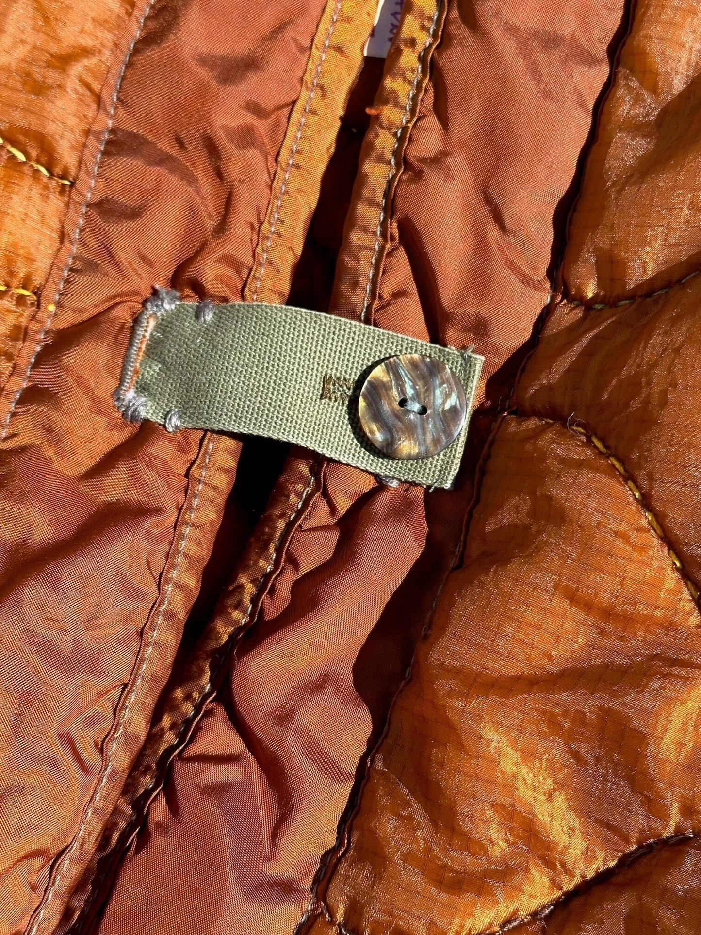 Honeysuckle M-65 Burnt Orange Liner Jacket Small