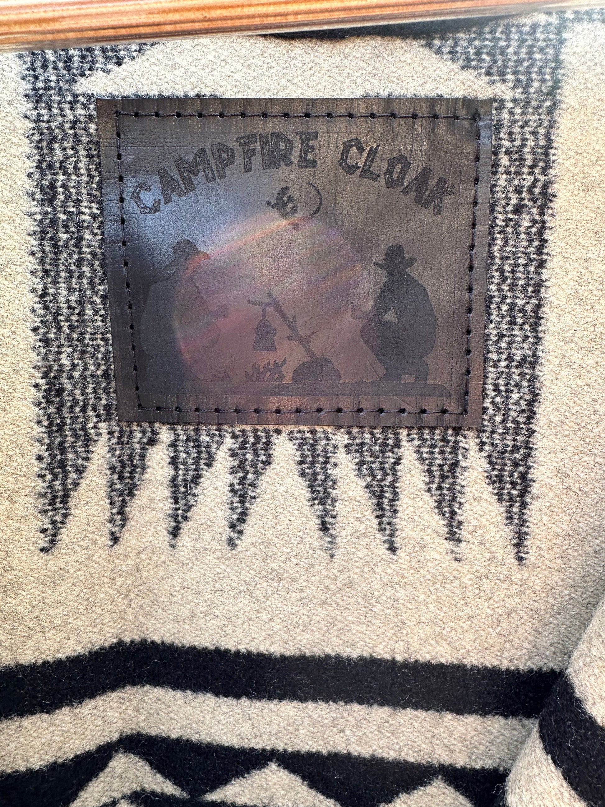 Harding Gray, Black and Bone Pendleton® Campfire Cloak