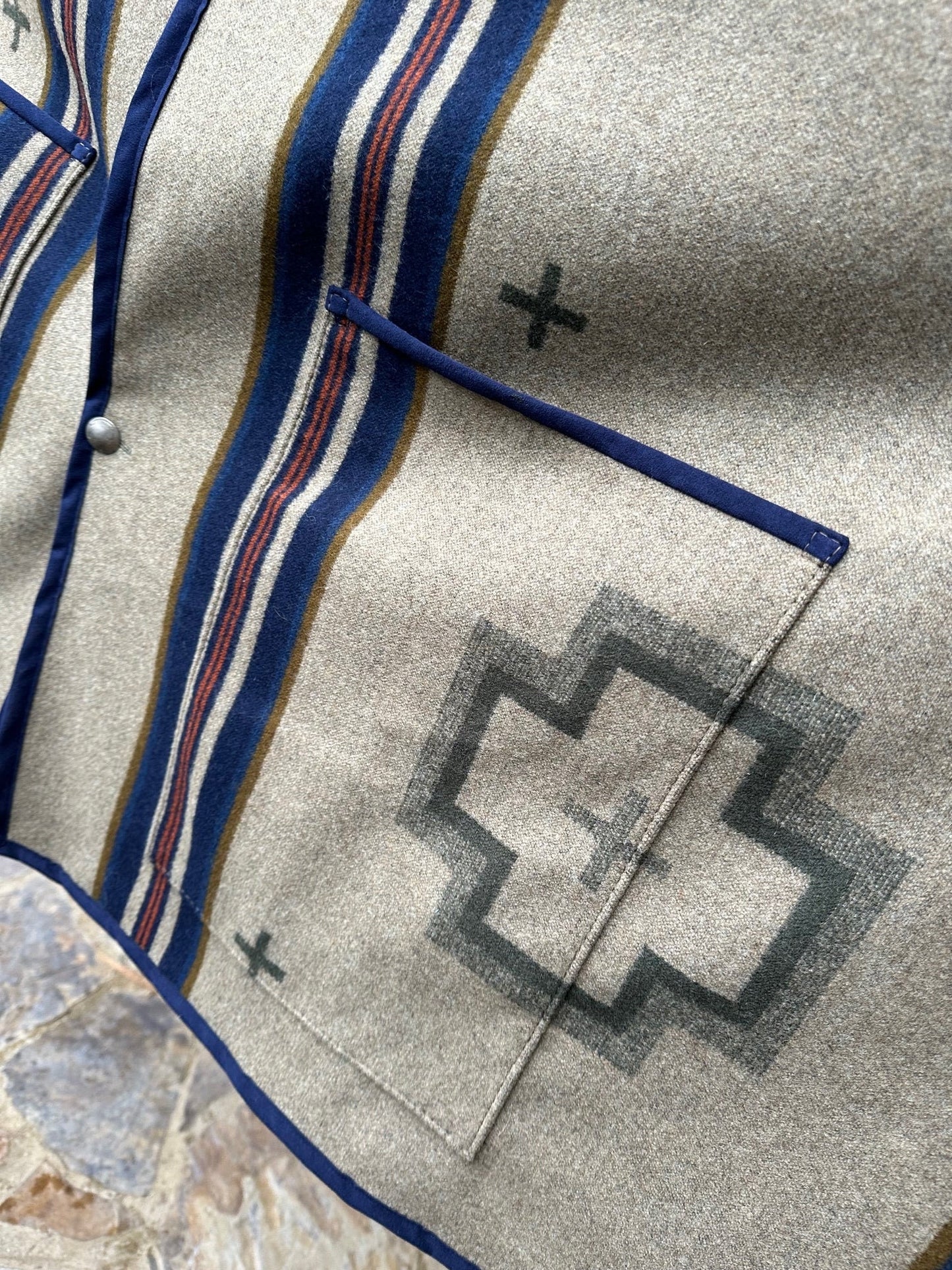 Campfire Poncho Pendleton® Harding Reversible