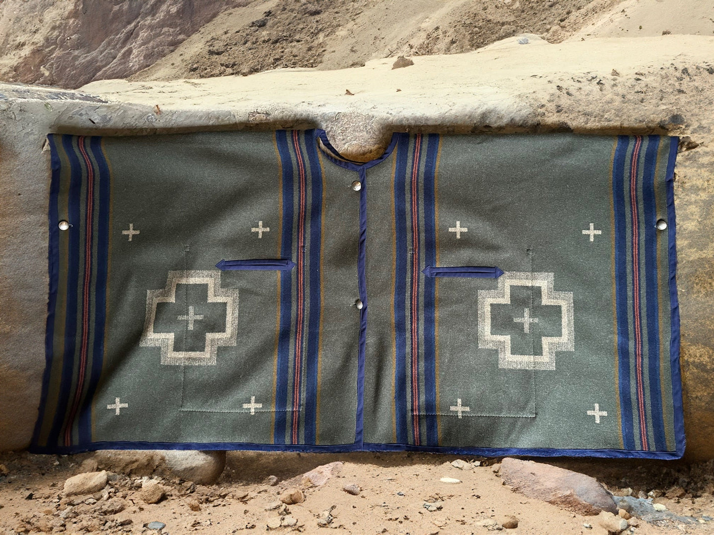 Campfire Poncho Pendleton® Harding Reversible