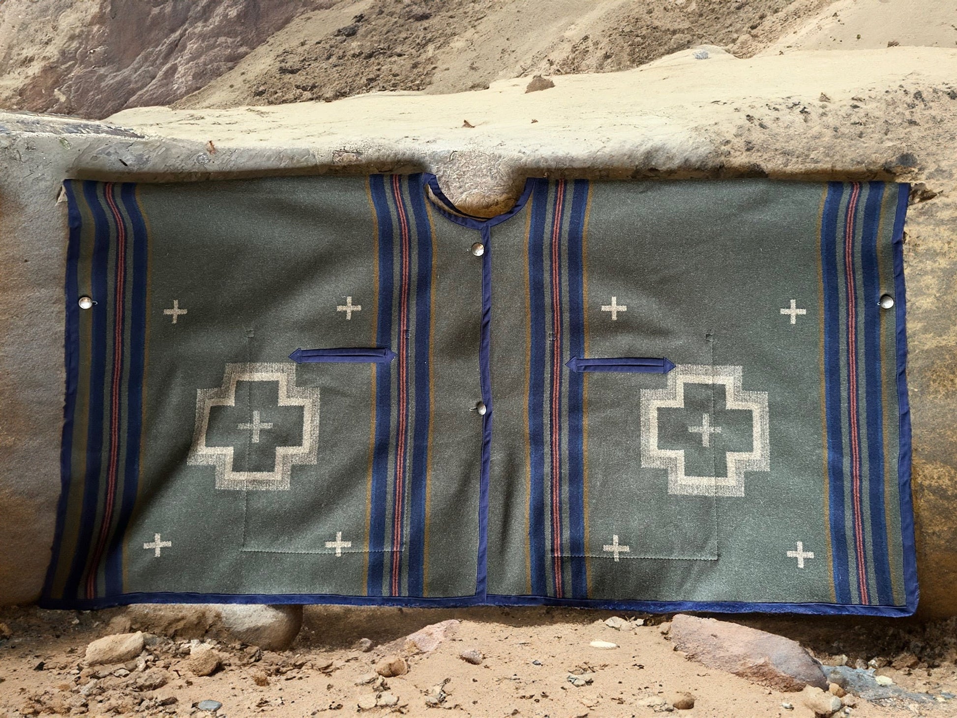 Campfire Poncho Pendleton® Harding Reversible