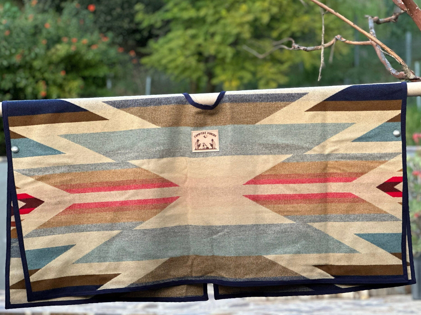 Campfire Poncho Pendleton® Wyeth Reversible